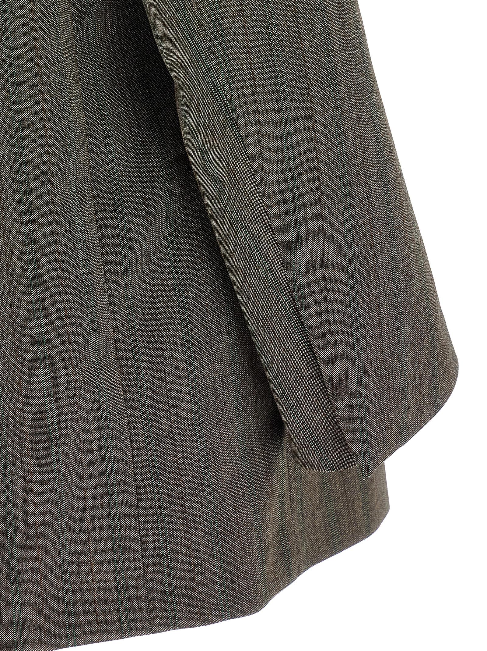 Dries Van Noten Tailored Double-breasted Blazer With Pinstripe Detail In Gray