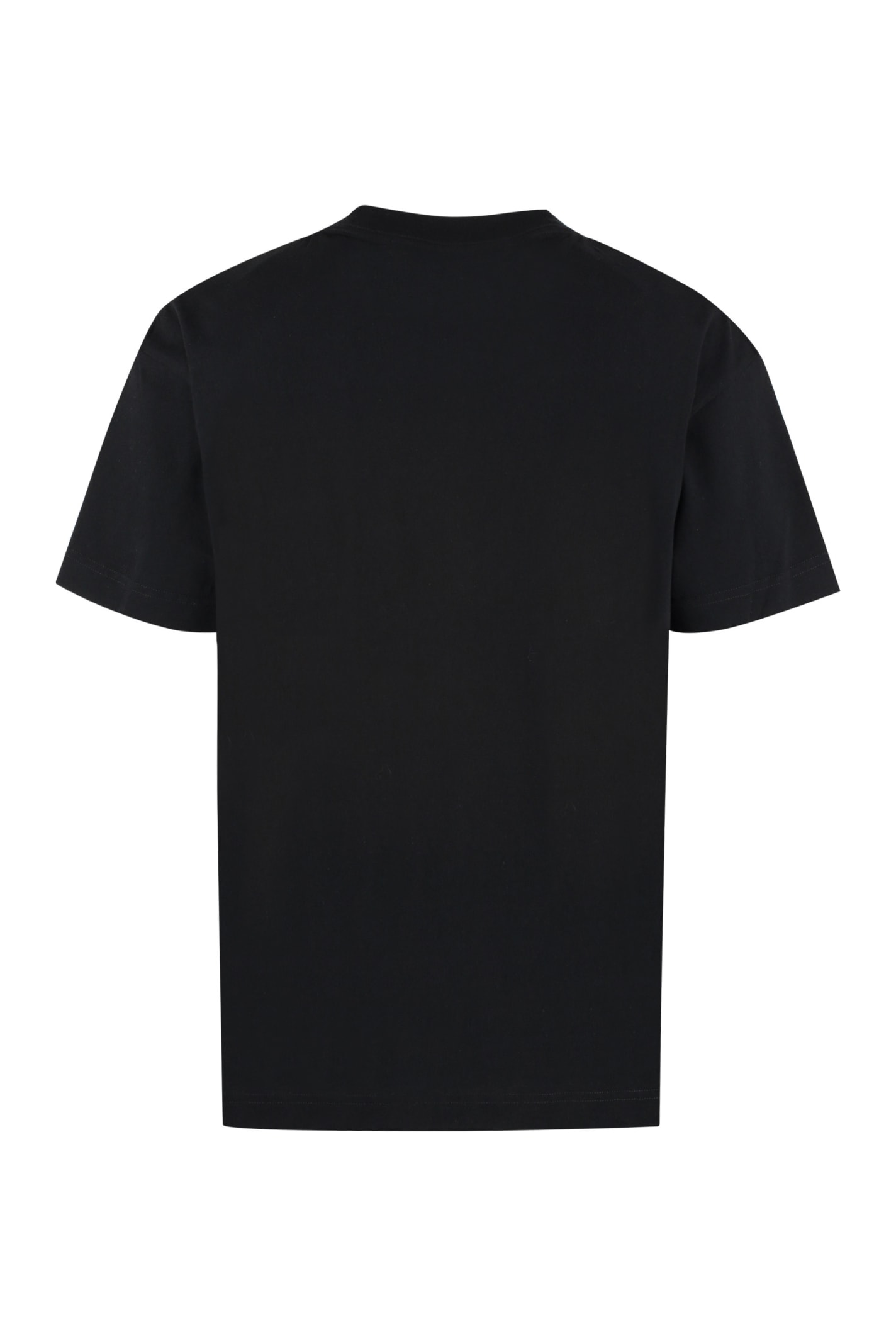 Palm Angels Set Of Three Cotton T-shirts In Multi