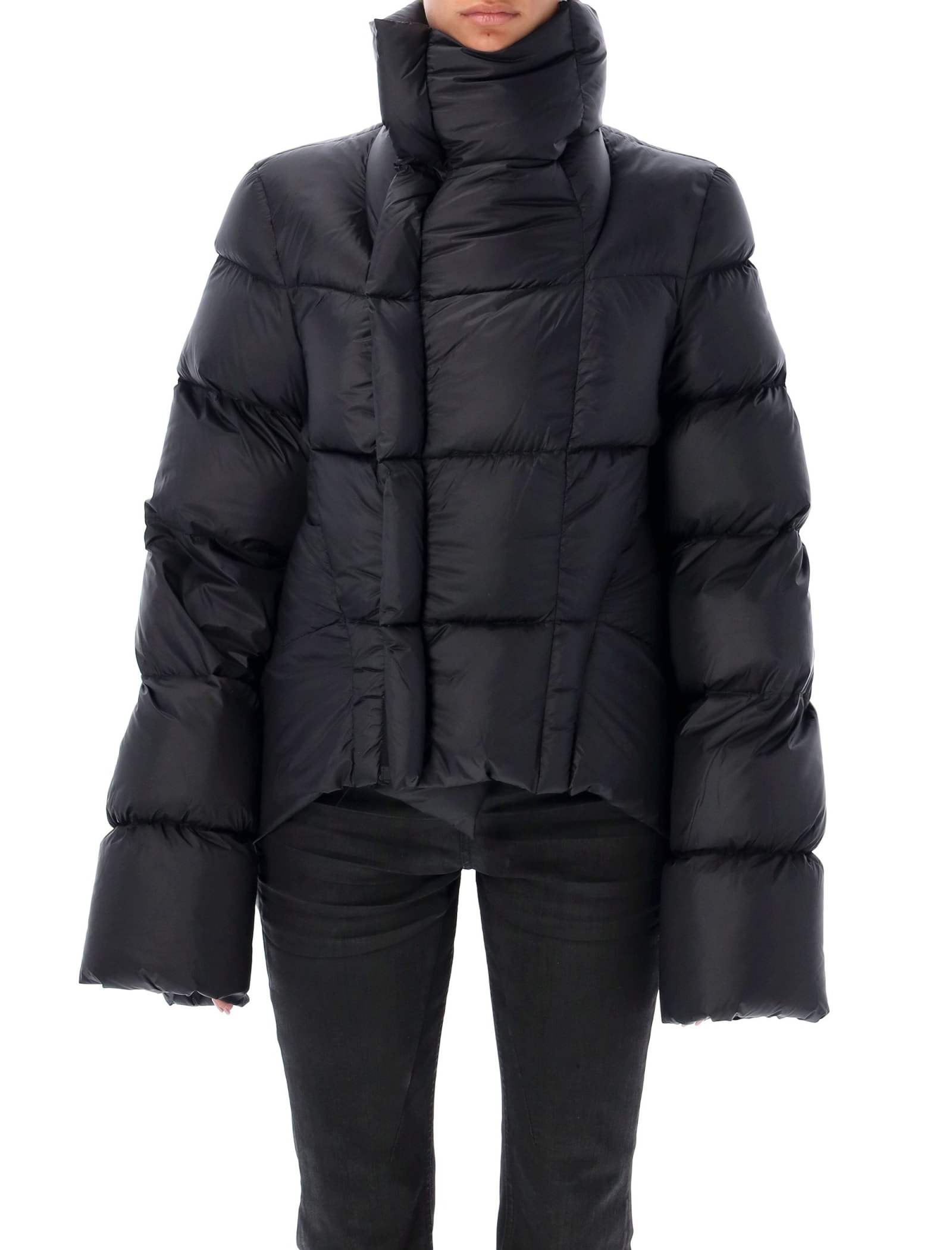 Shop Rick Owens Naska Duvet Down Jacket In Black