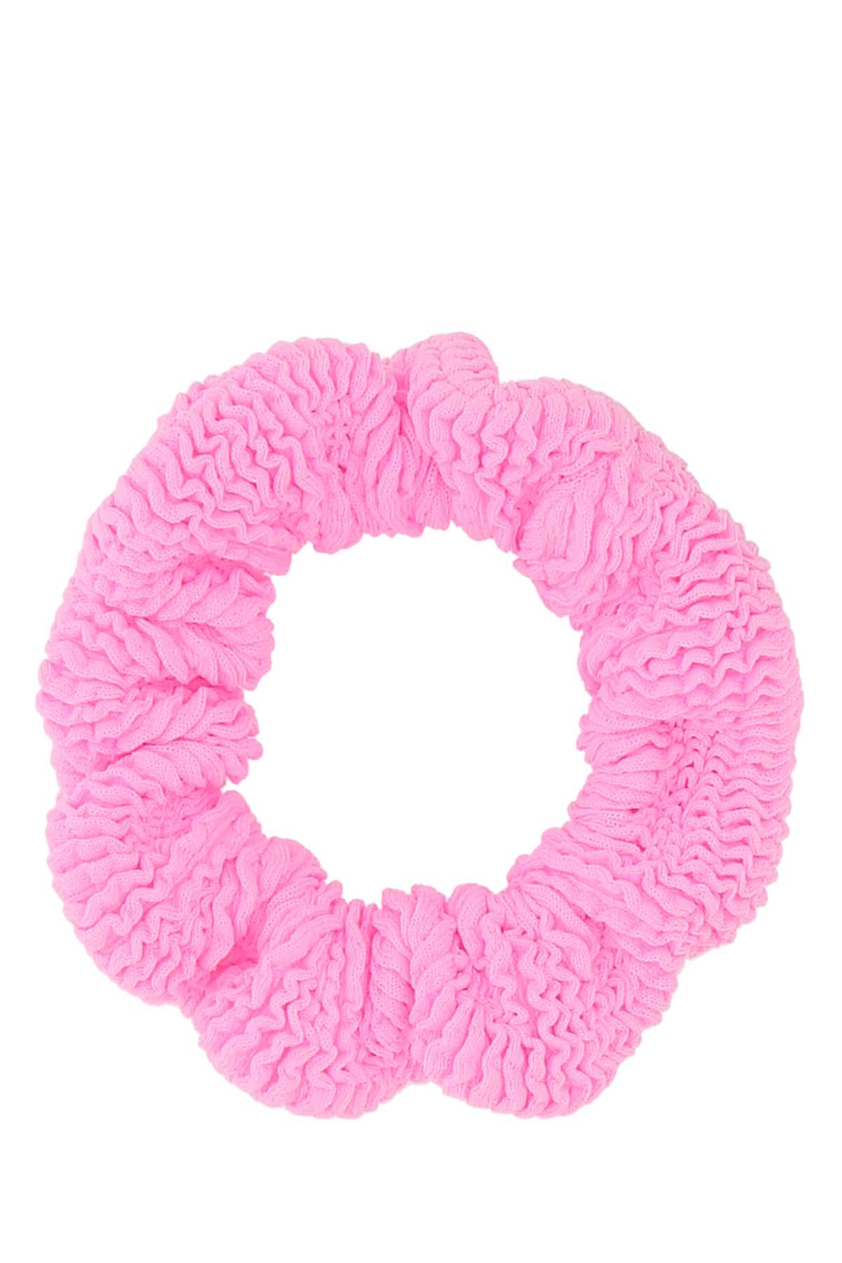 Pink Fabric Scrunchie