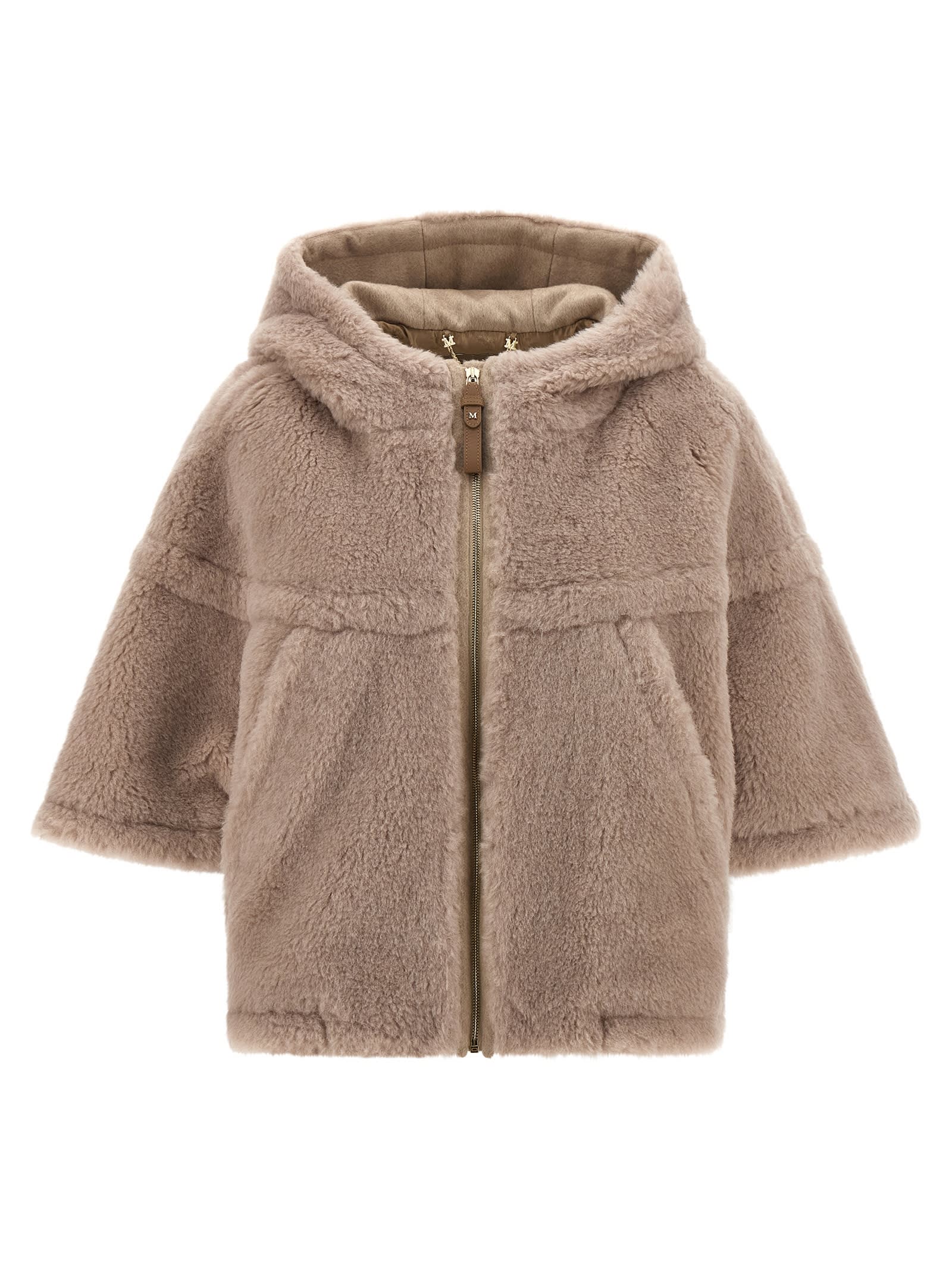 Max Mara Petalo1 Cape In Neutral