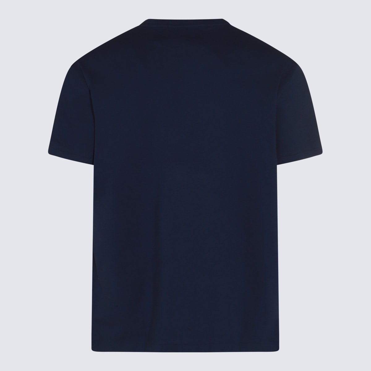 Shop Polo Ralph Lauren Blue Cotton T-shirt In Sp24 Newport Navy Hrtg Bear