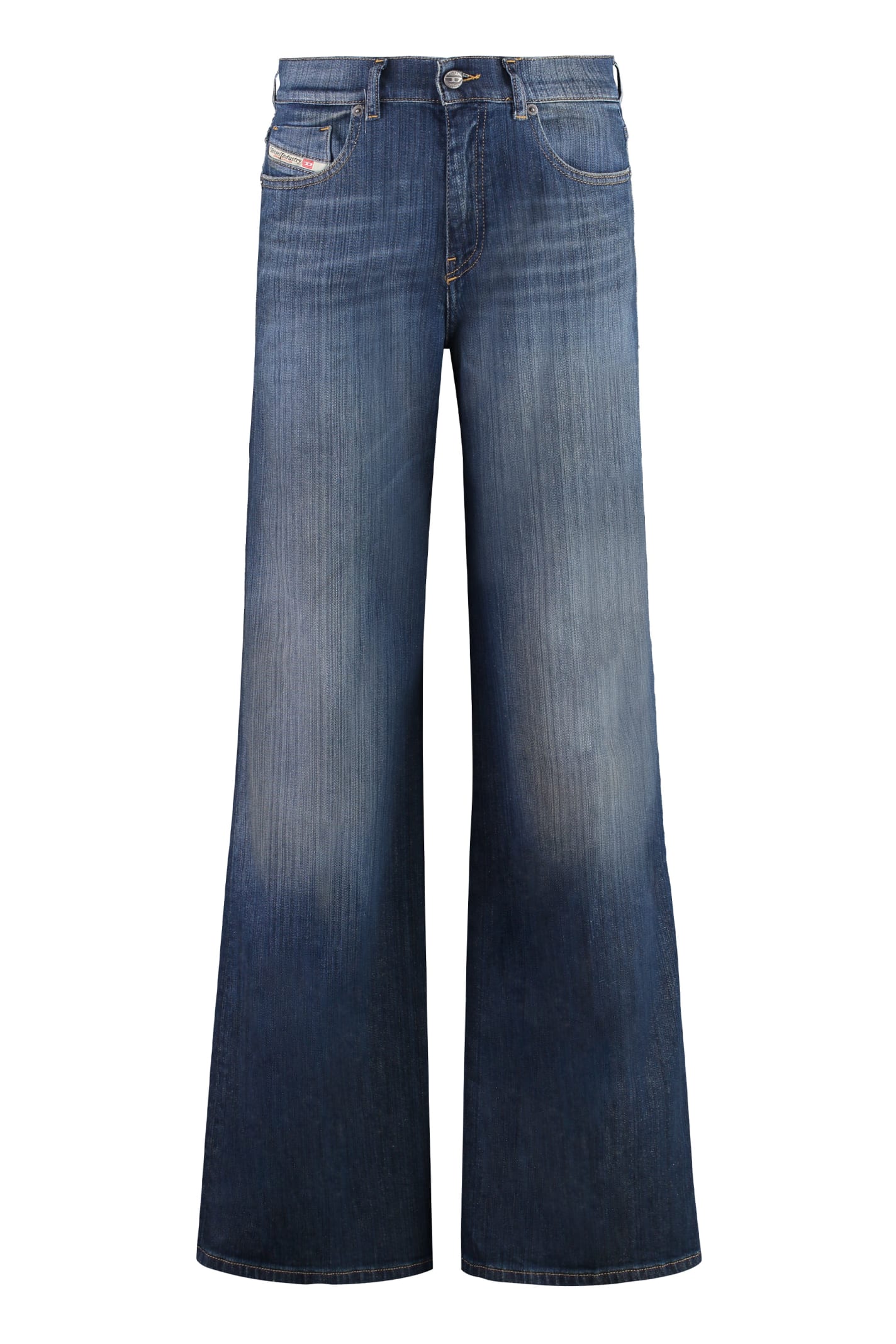 Shop Diesel 1978 D-akemi Bootcut Jeans In Blue