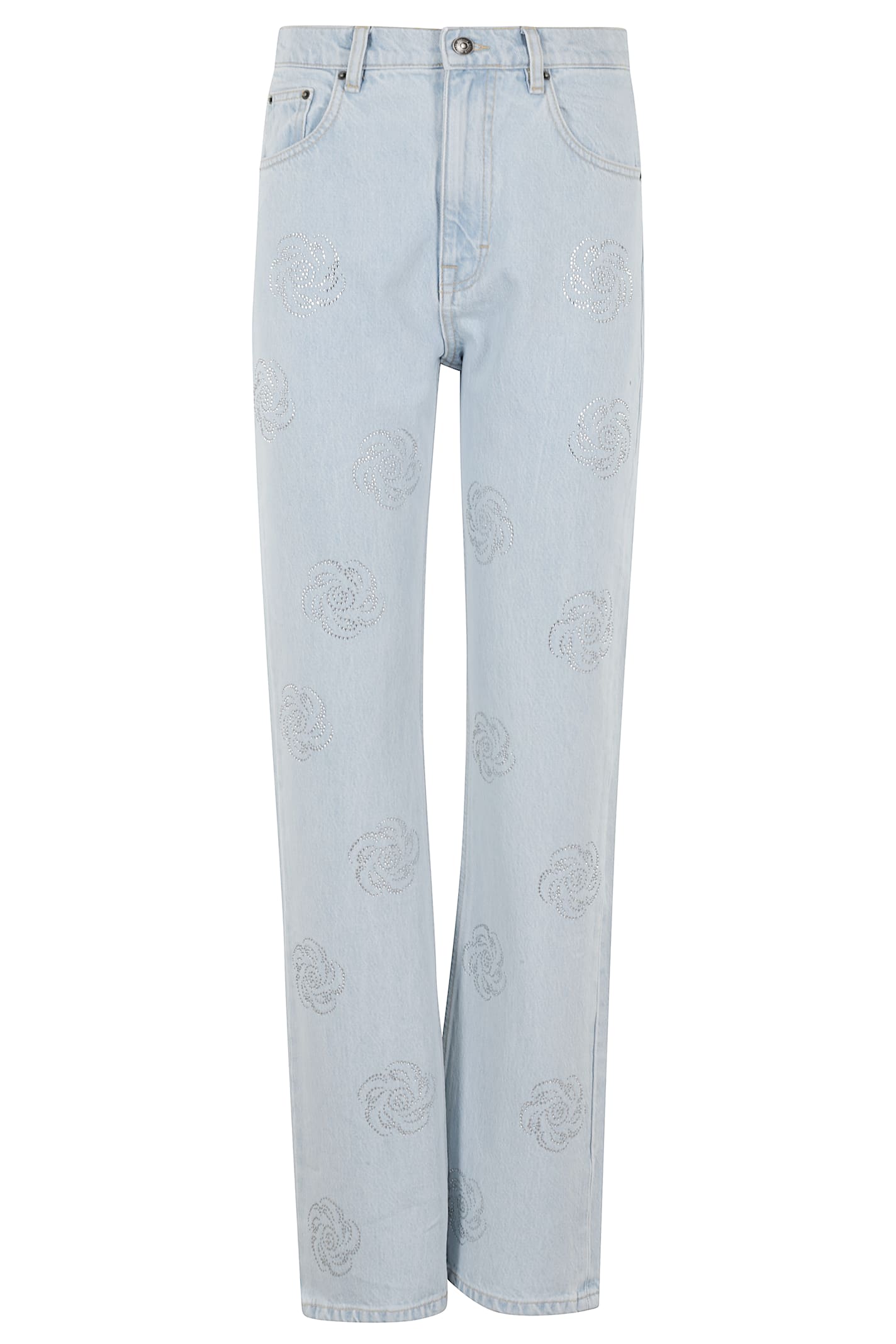 Rotate Birger Christensen Washed Twill Stud Jeans