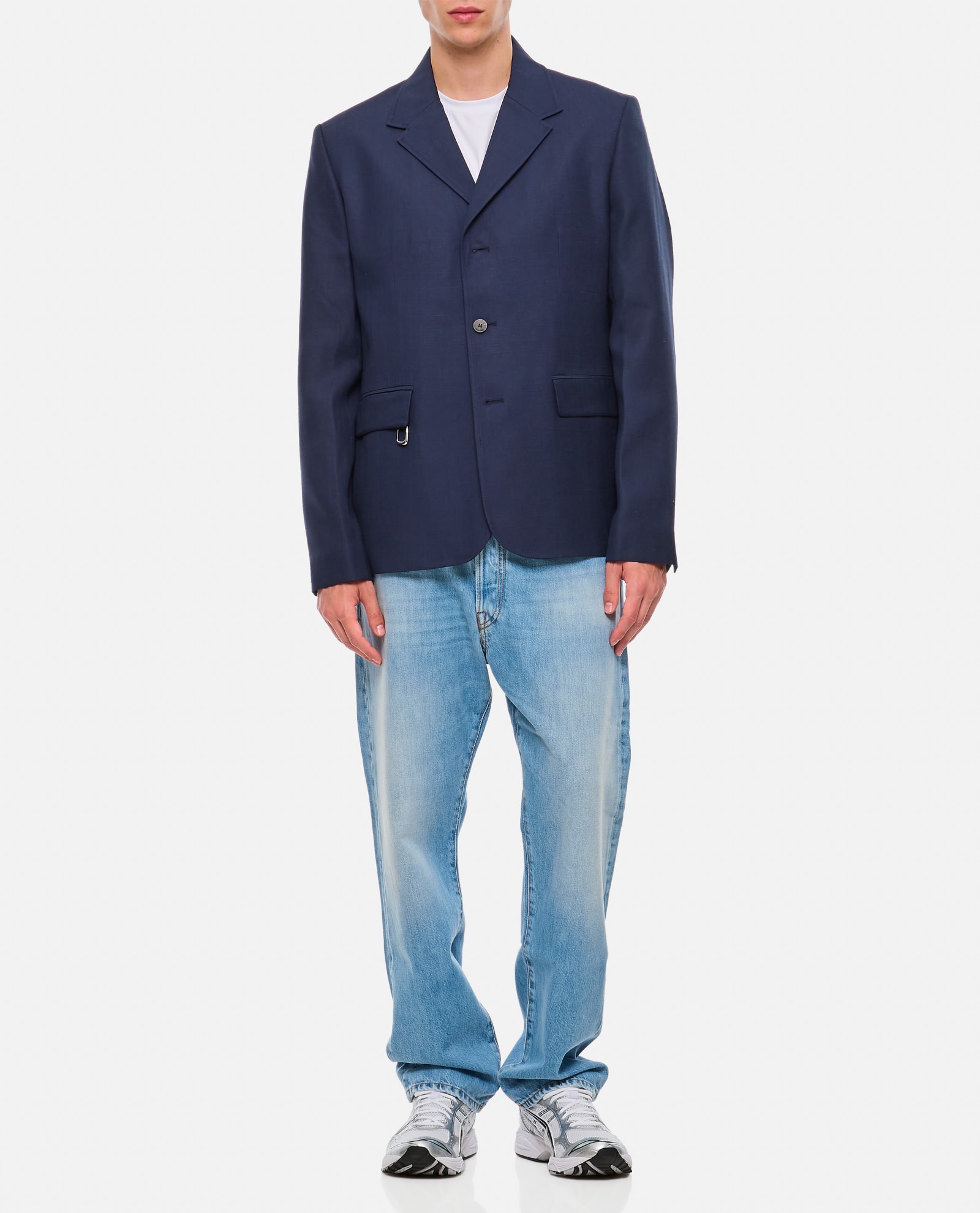 Shop Jacquemus Cabri Jacket In Blue