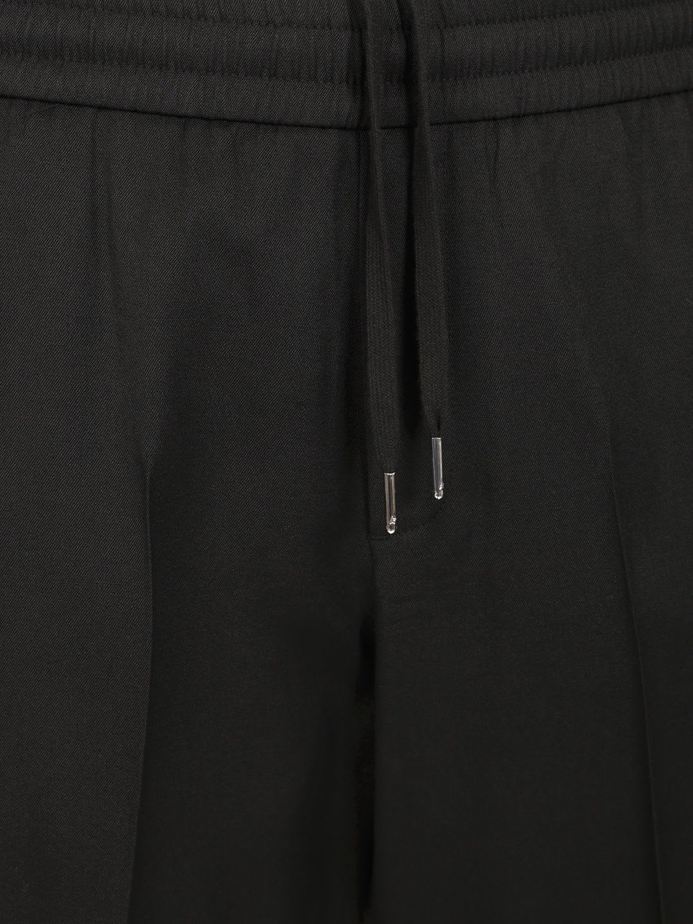 Golden Goose Golden Ms Lennon Jogging Pant Light Dry Wool Gabardine In Black
