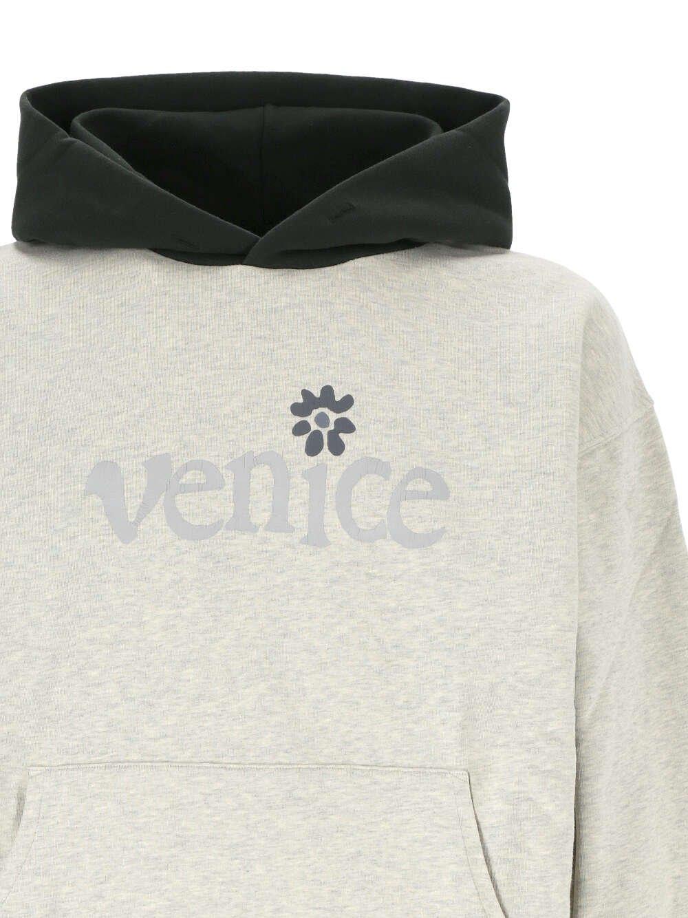 Shop Erl Venice Printed Long Sleeevd Hoodie