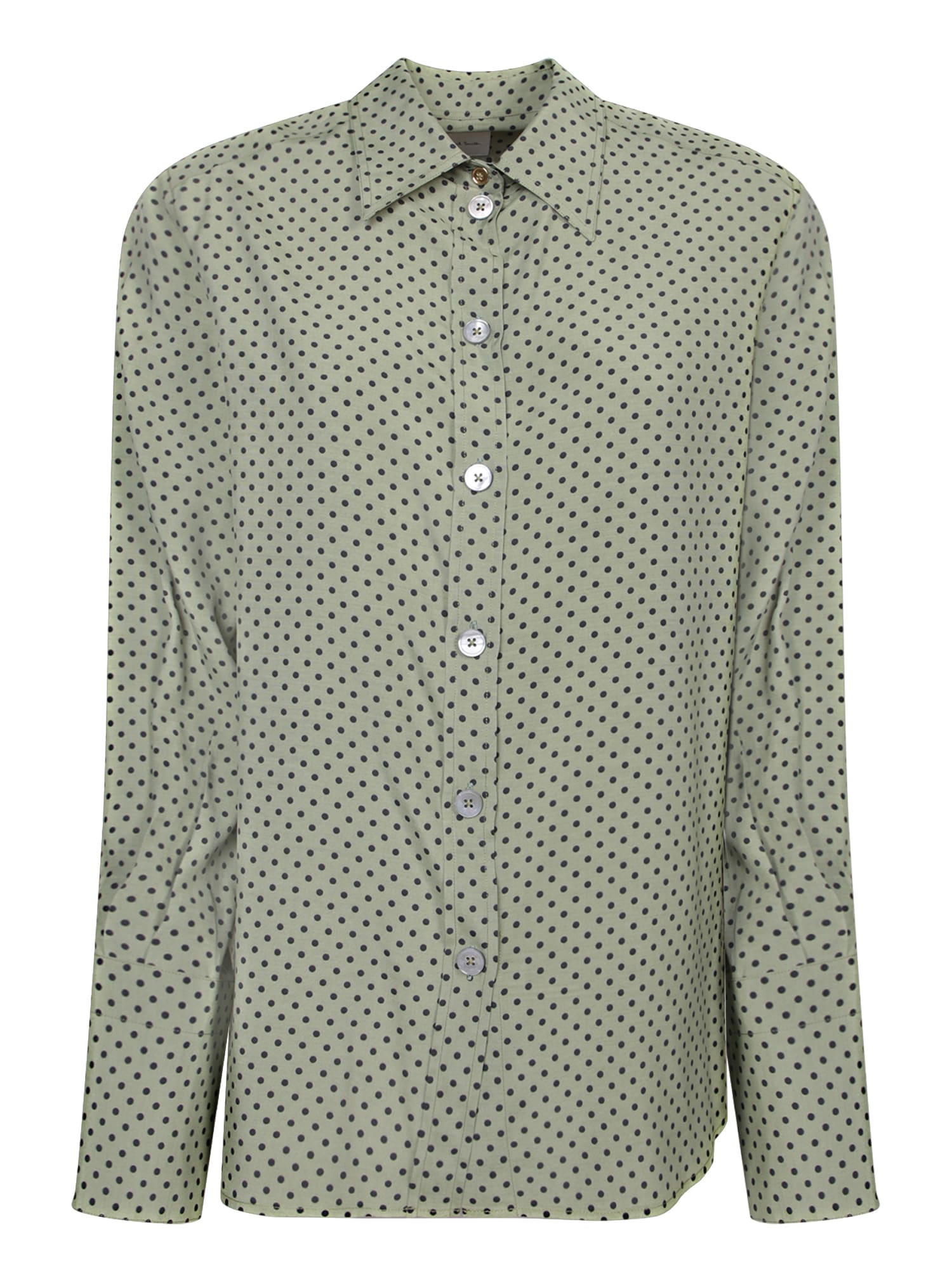 Patterned Green Shirt