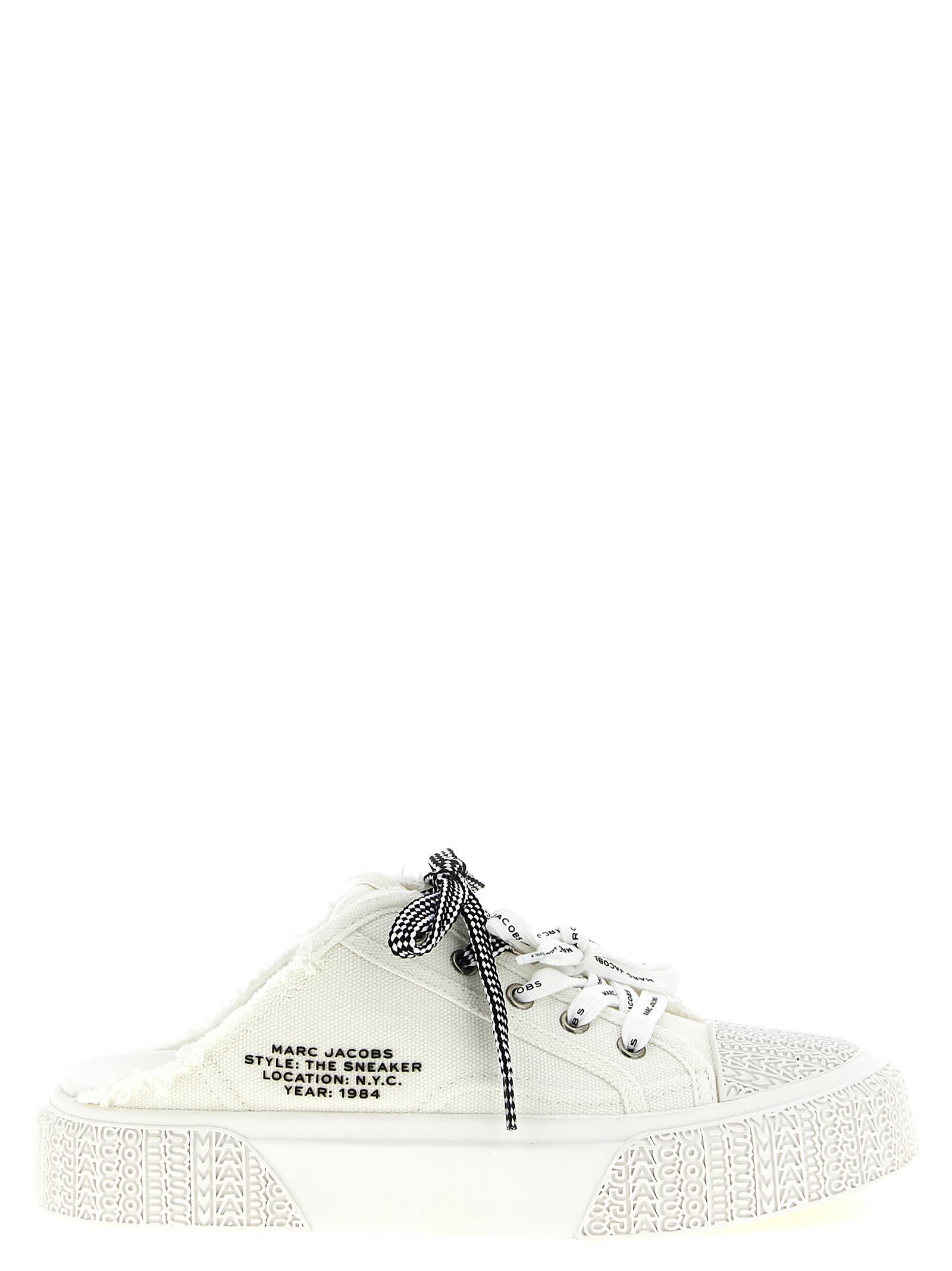 Marc Jacobs The Sneaker Mule Sneakers In White