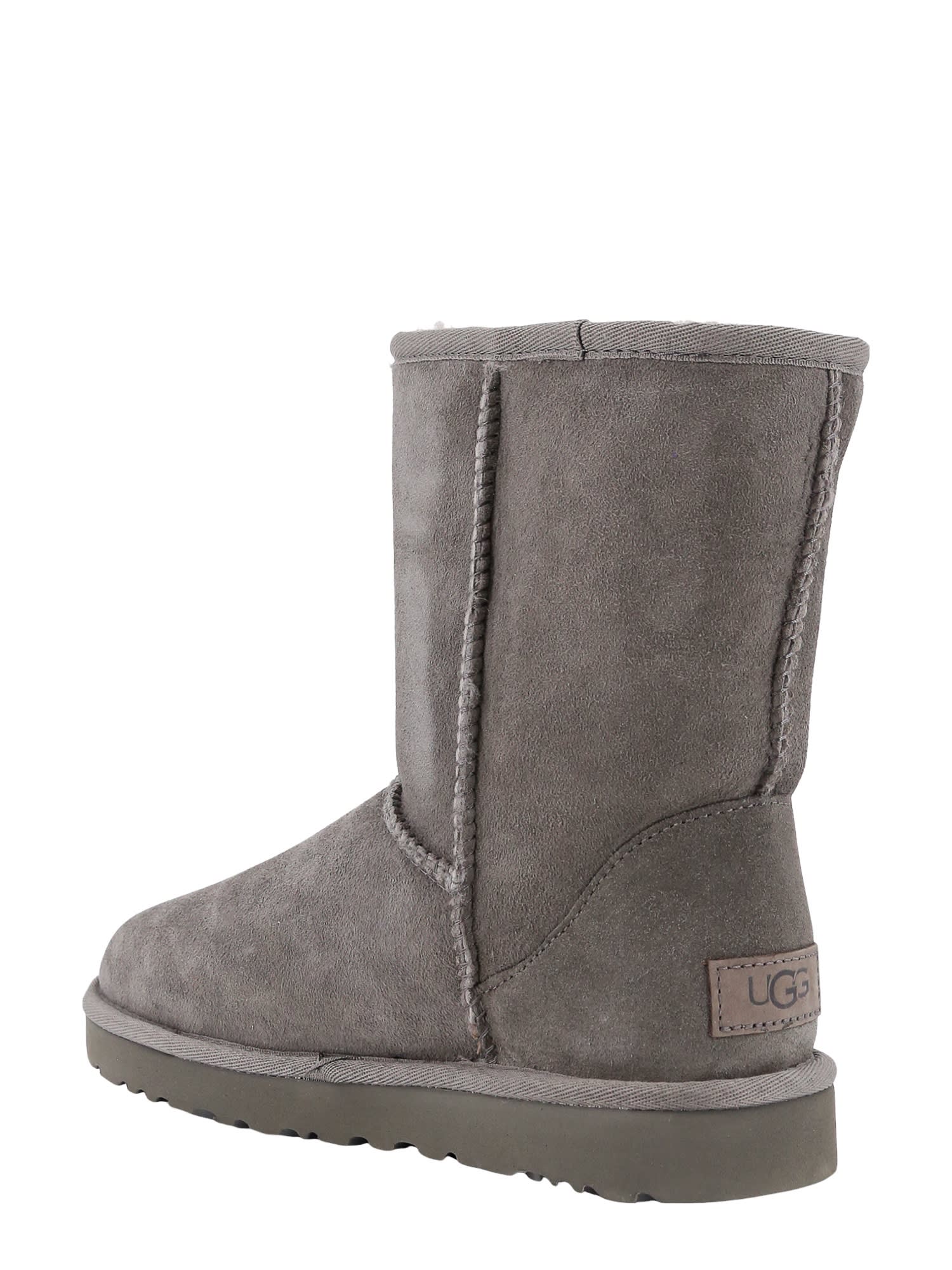 Ugg Classic Ii Genuine Shearling Lined Short Boot In Gray