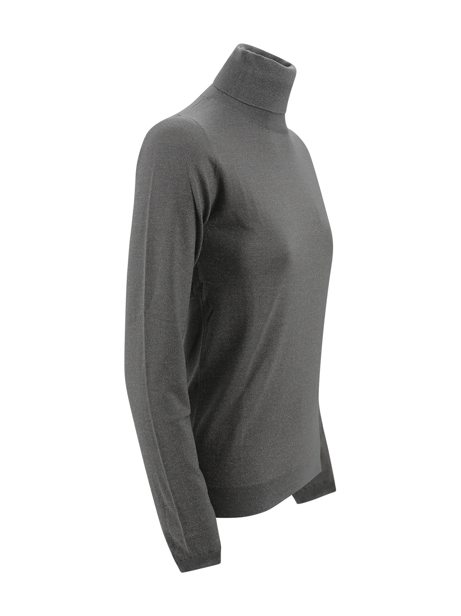 Shop Brunello Cucinelli Long-sleeved T-shirt In Grey