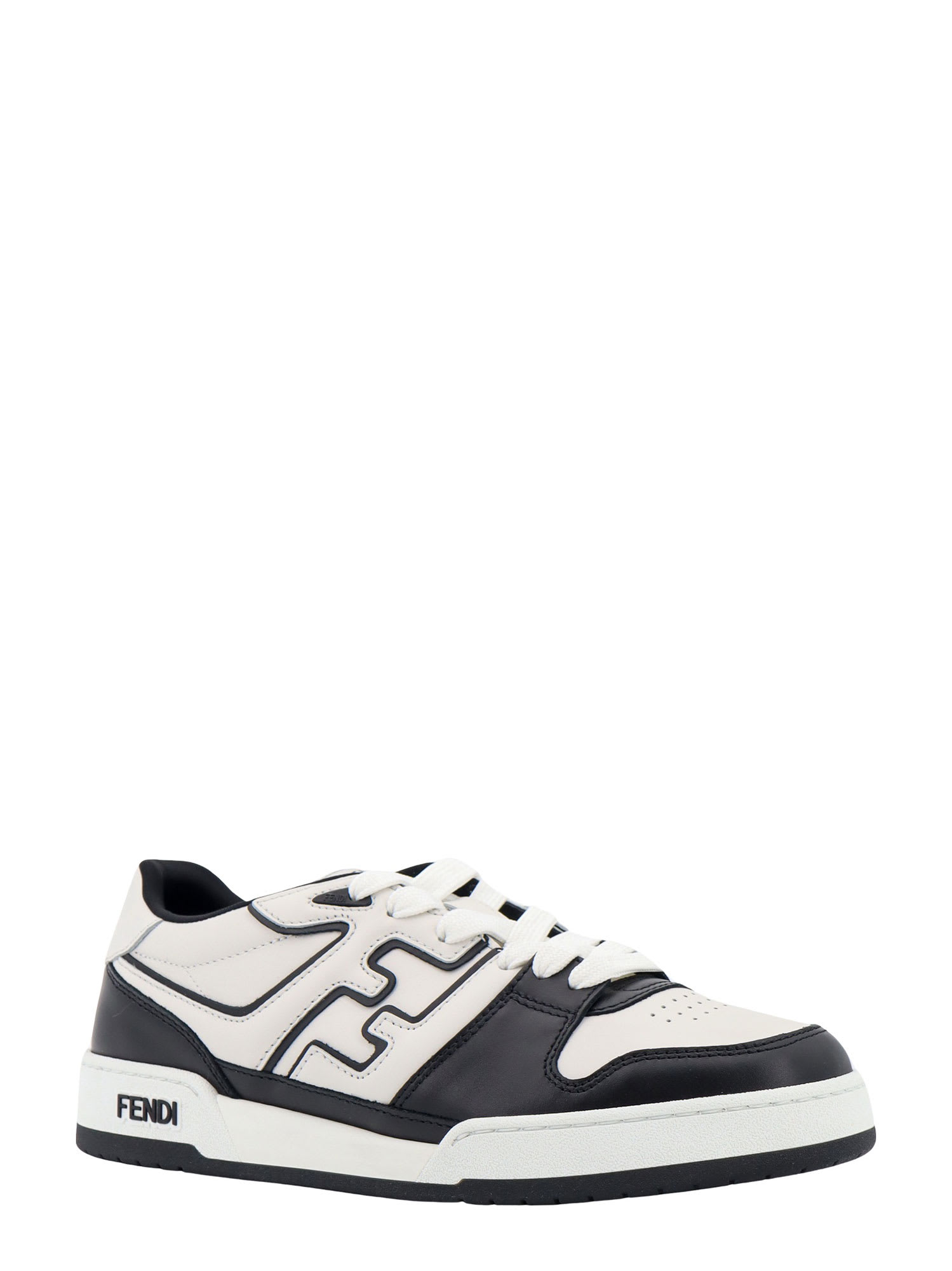 Shop Fendi Match Sneakers In C Nero Bianco Nero