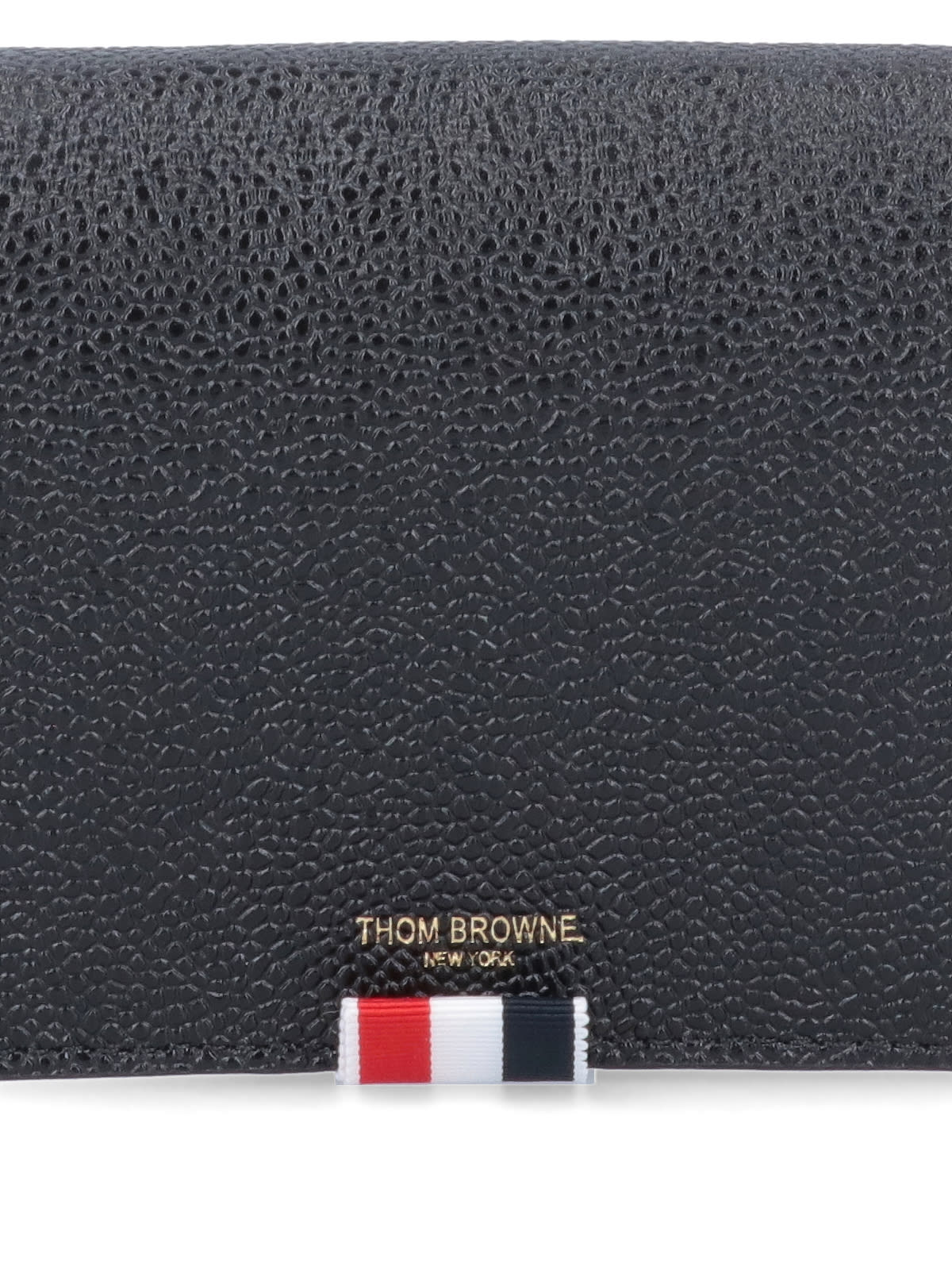 Shop Thom Browne Crossbody Wallet In Black