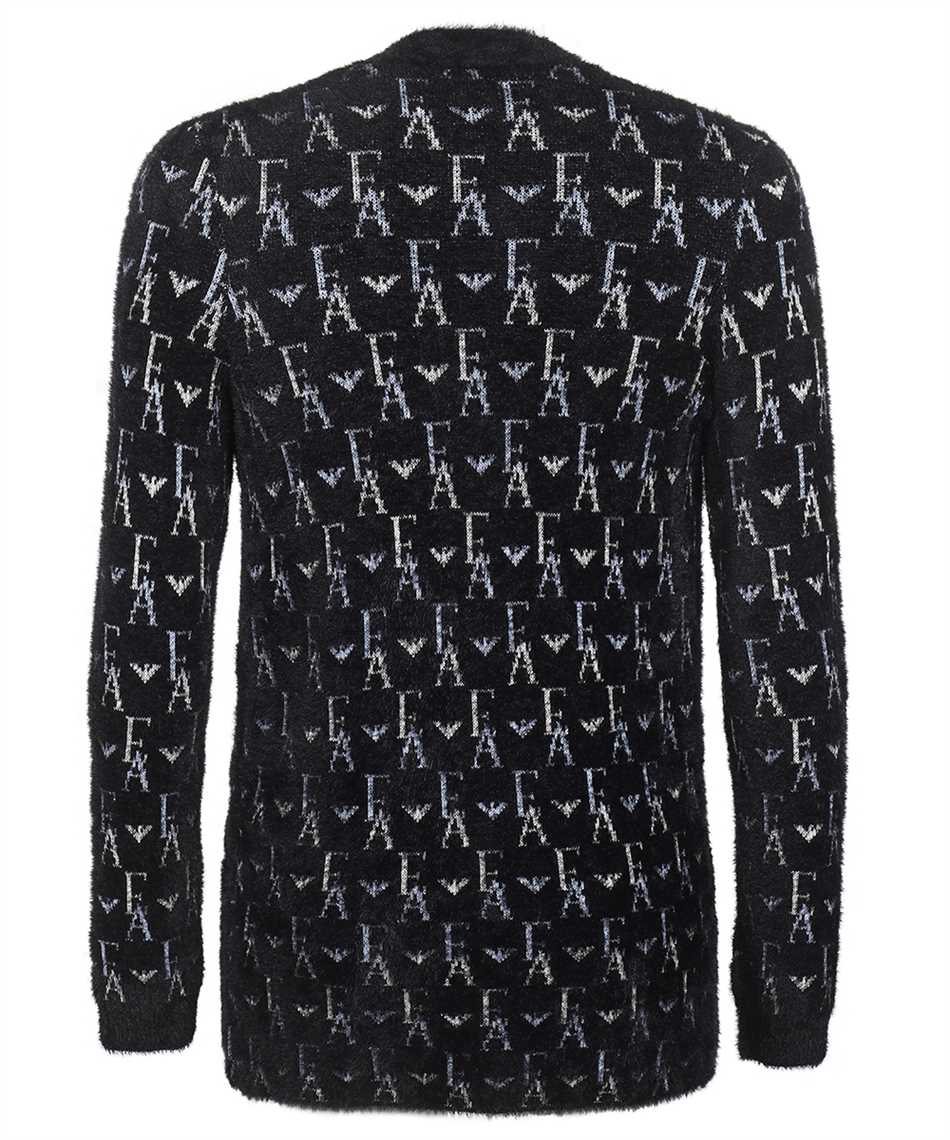 Shop Emporio Armani Knit Cardigan In Black