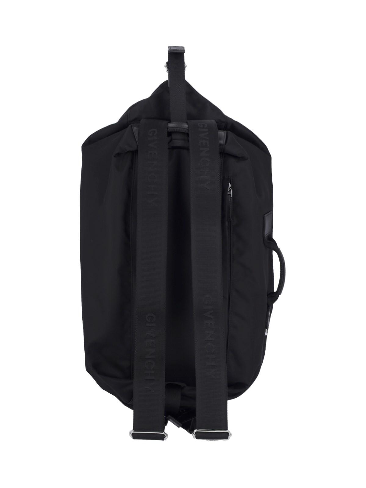 Shop Givenchy Gzip Medium Backpack In Black White