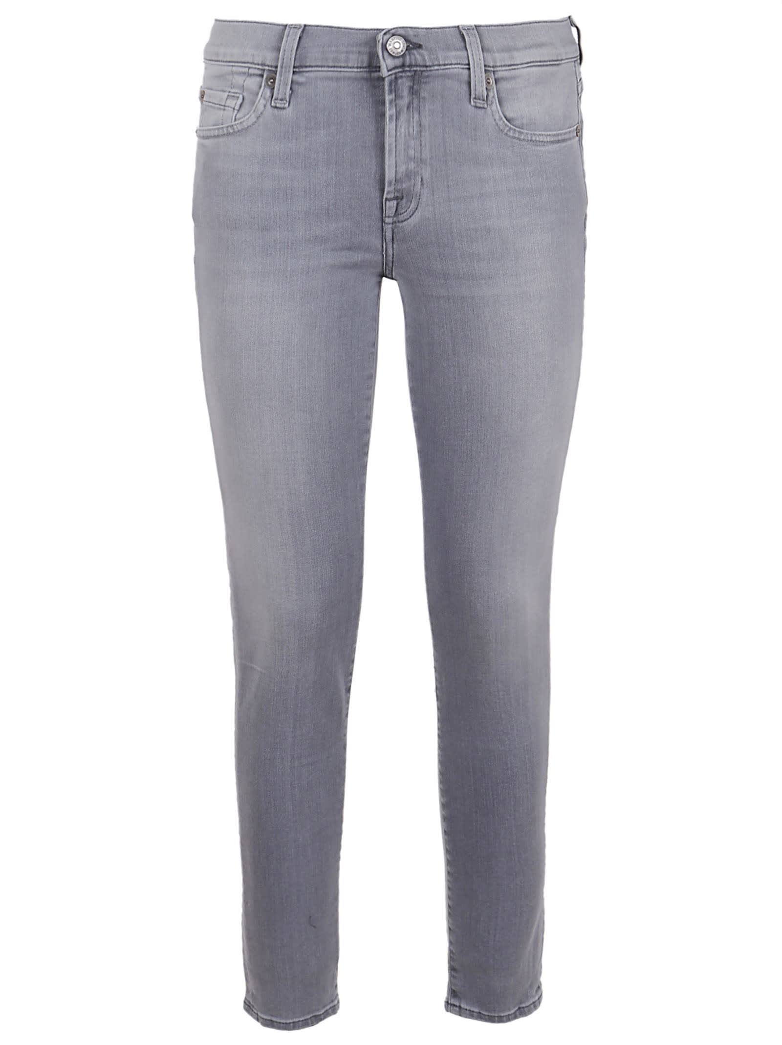 7 For All Mankind The Skinny Slim Illusion In Grey