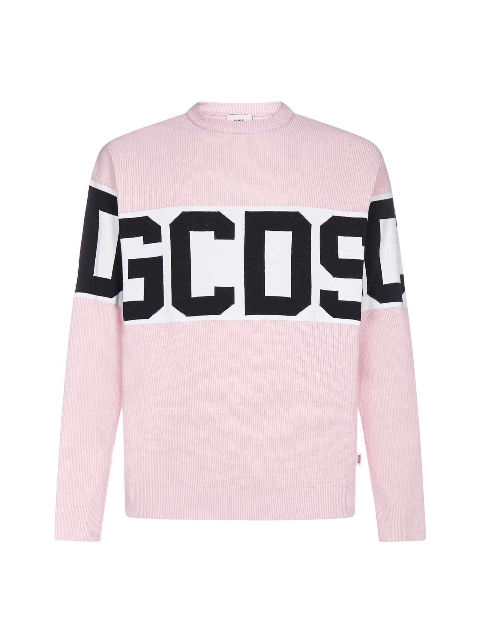 GCDS Logo-band Cotton Sweater