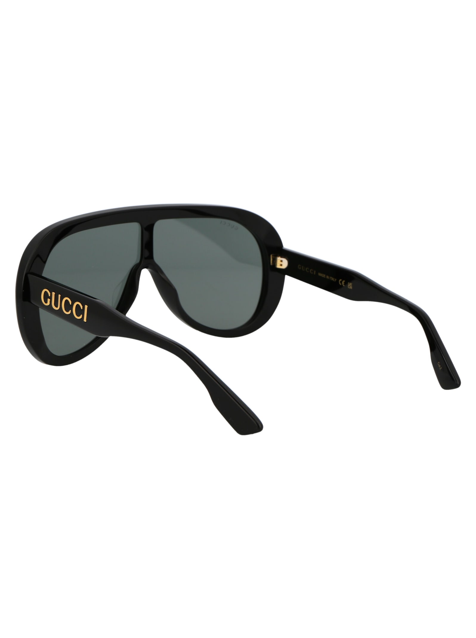 Shop Gucci Gg1370s Sunglasses In 001 Black Black Grey