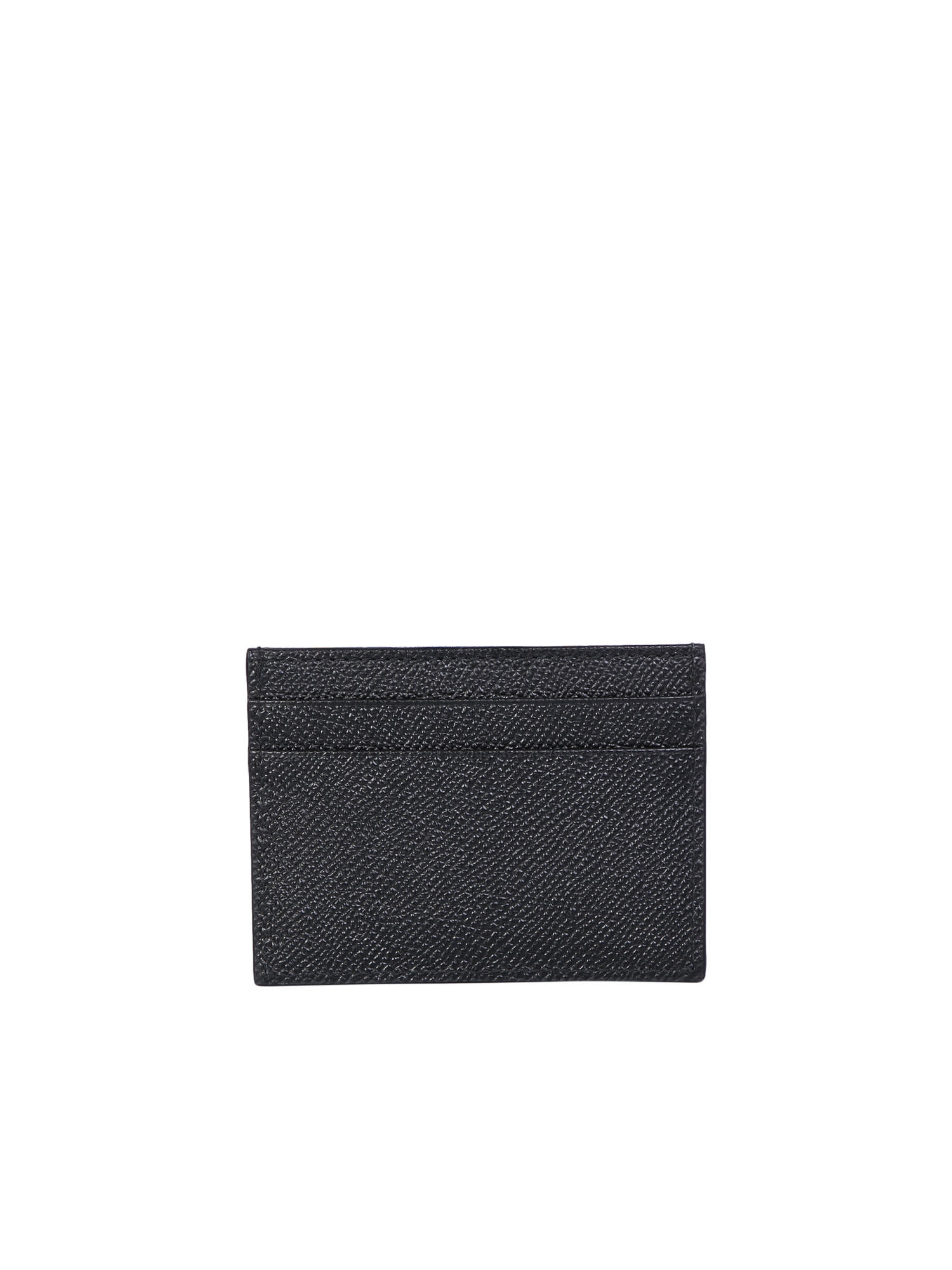 Shop Dolce & Gabbana Dauphine Card Holder In Black