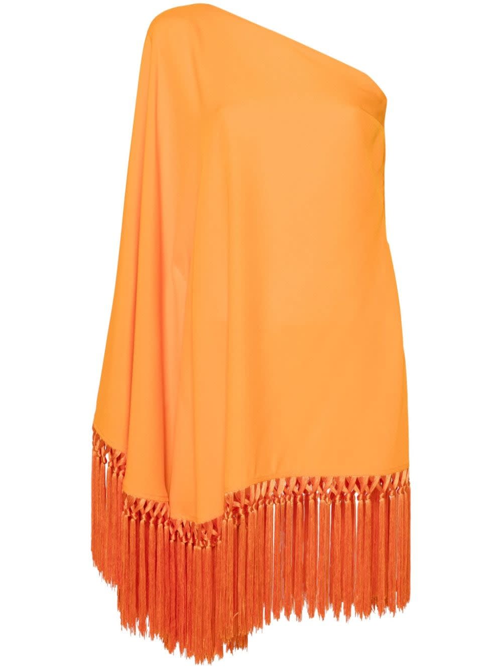 Shop Taller Marmo Dress In Orange