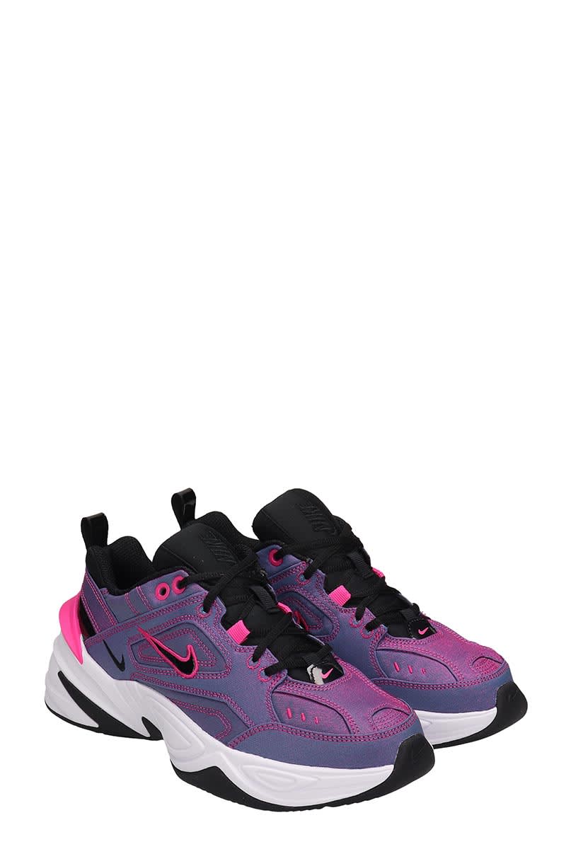nike m2k tekno iridescent pink and blue