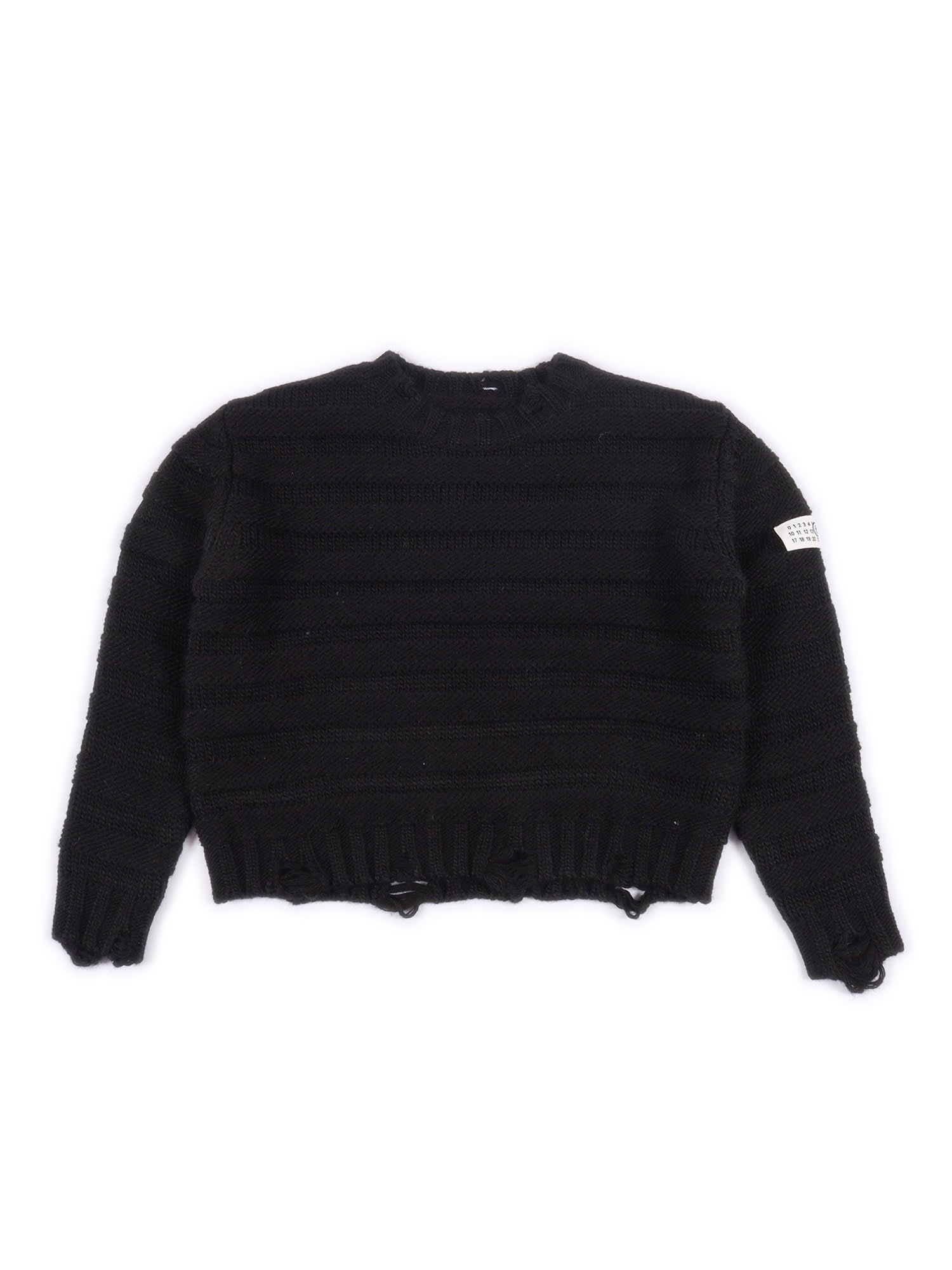 Mm6 Maison Margiela Knitwear In Black