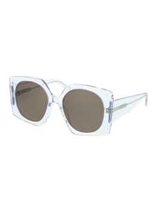 Shop Courrèges Cl1907 Sunglasses In Crystal Crystal Brown