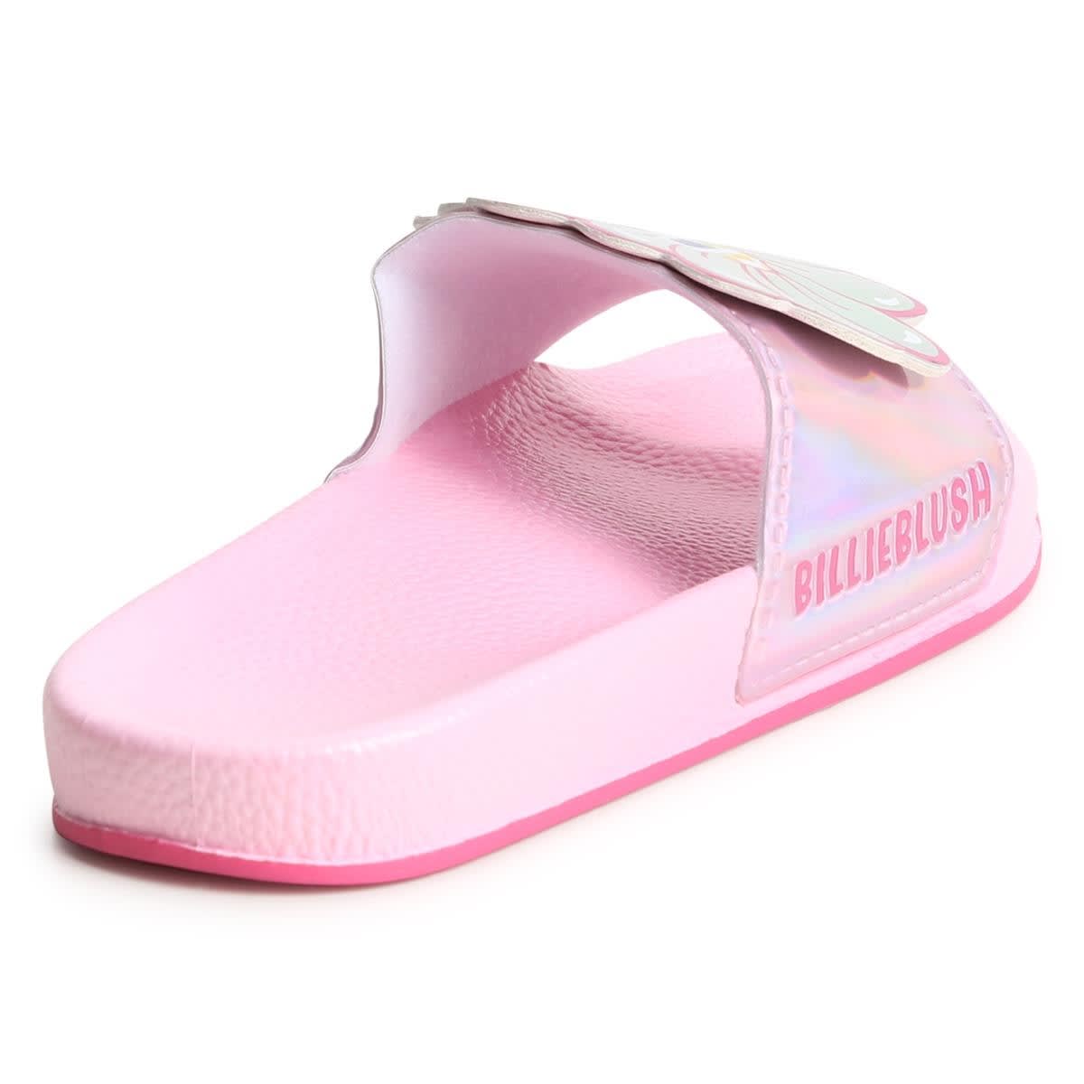 Shop Billieblush Ciabatte Con Applicazione In Pink