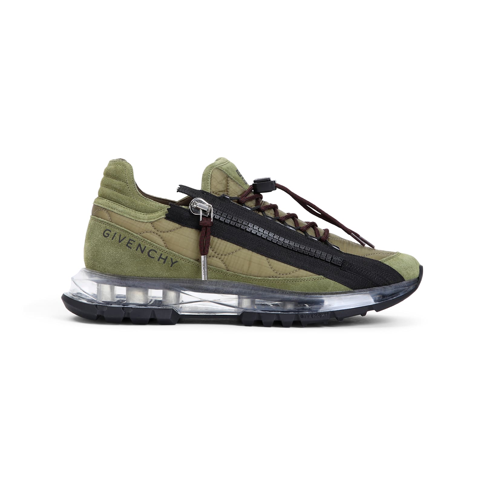 Shop Givenchy Spectre Runner In Khaki Black