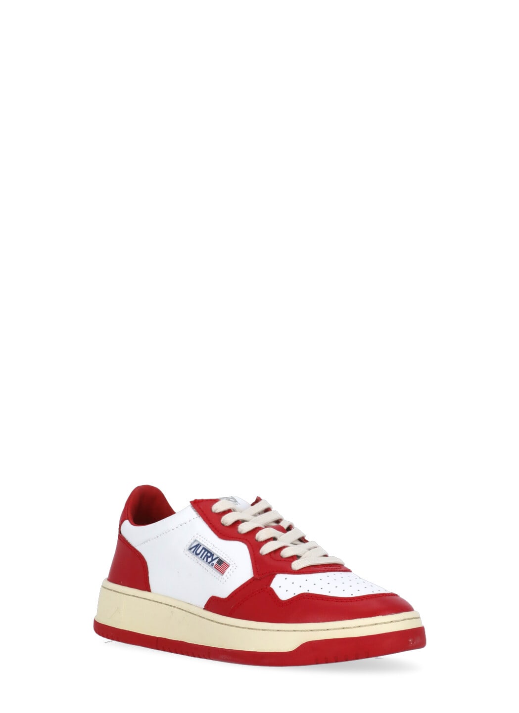 Shop Autry Medalist Low Sneakers In Red