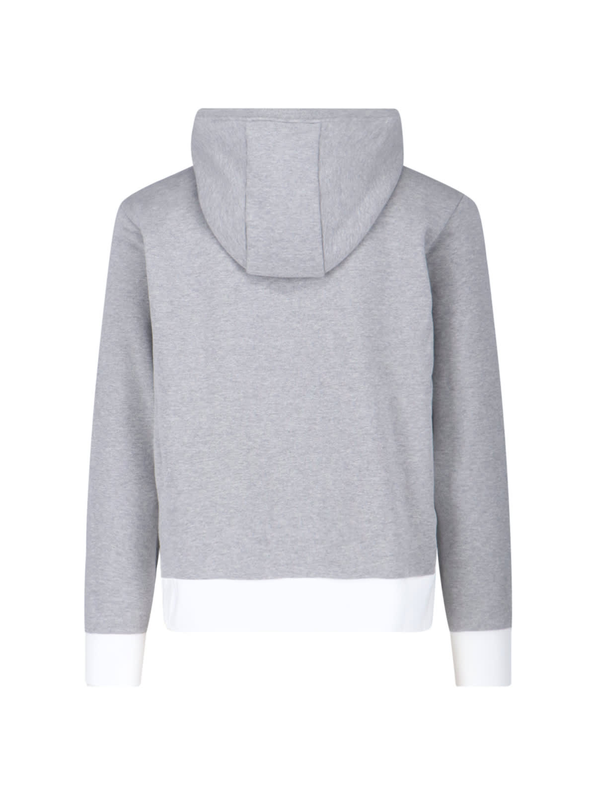 Thom Browne Felpa In Cotone Grigio Uomo In Gray