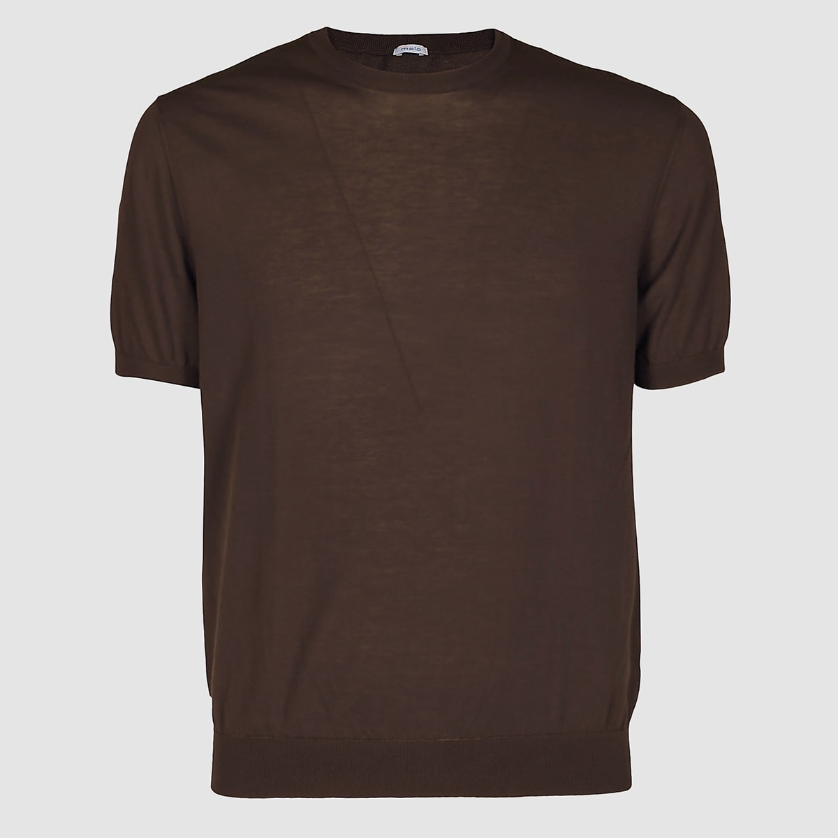 Brown Cotton T-shirt