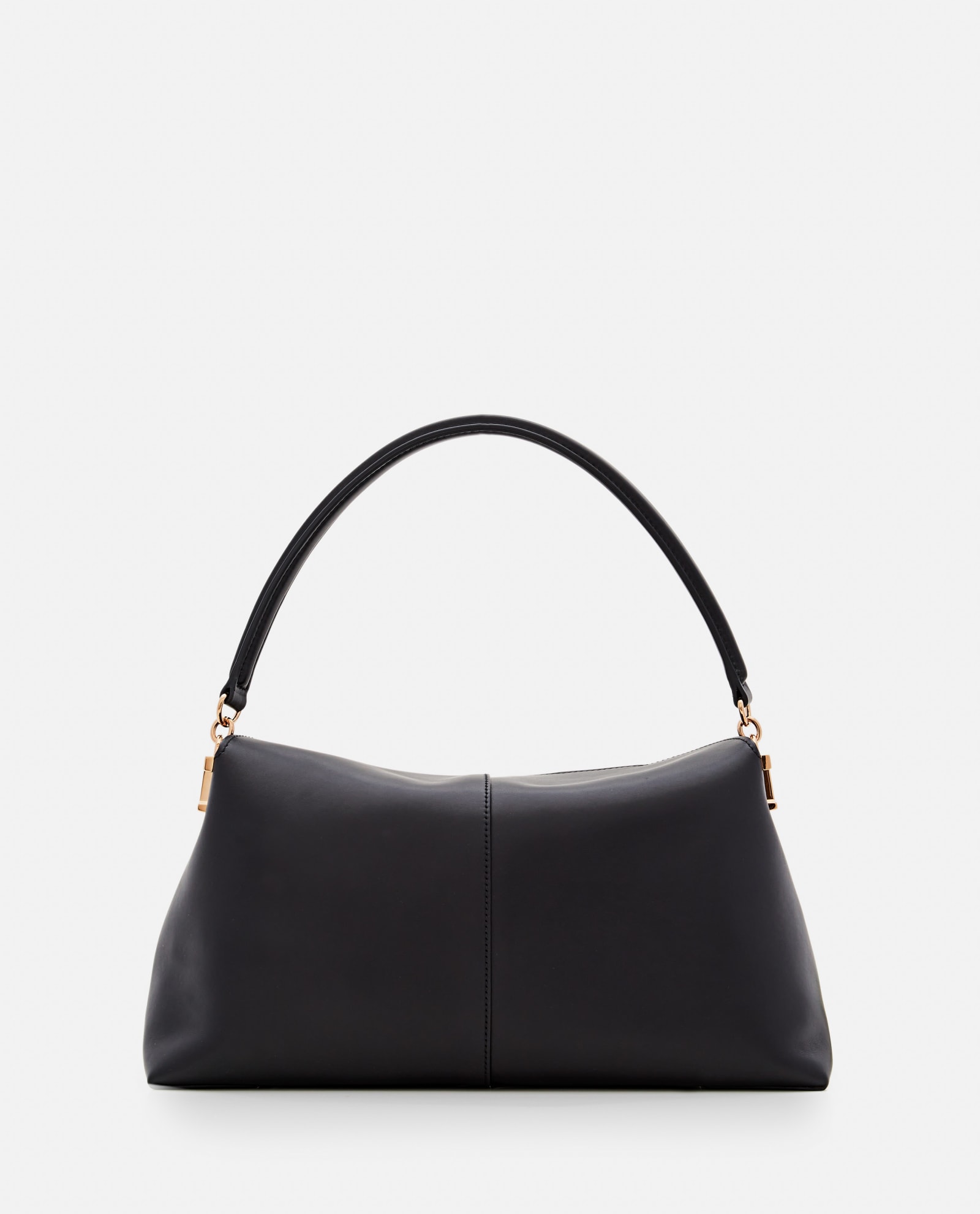 Shop Tod's Small Messenger Leather Shoulder Bag In Black