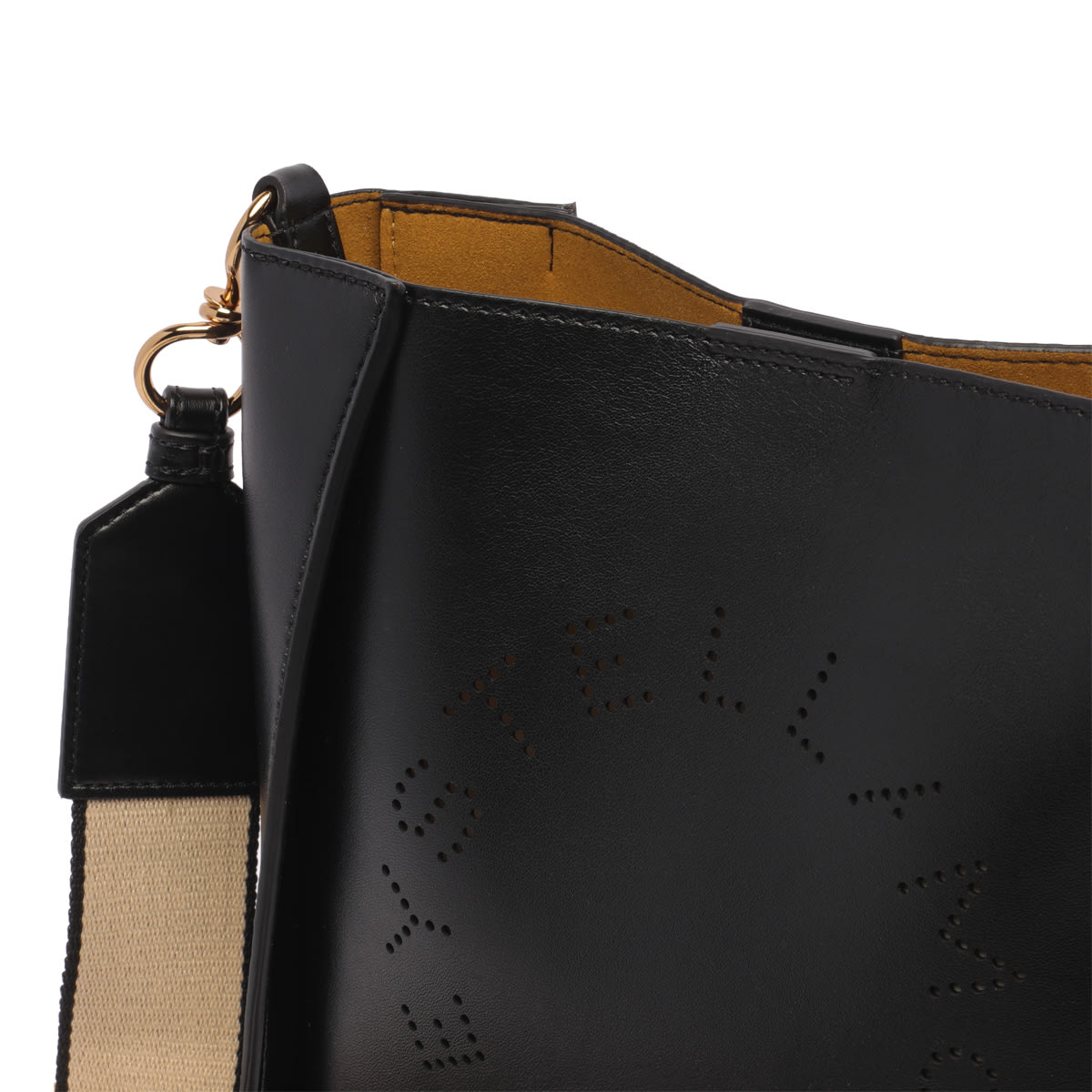 Stella Mccartney Stella Logo Crossbody Bag In Black