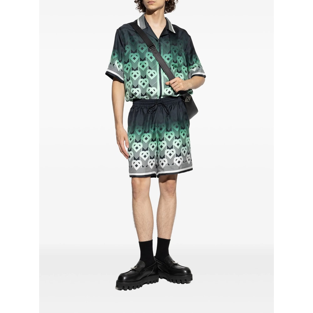 Casablanca Drawstring Shorts In Black