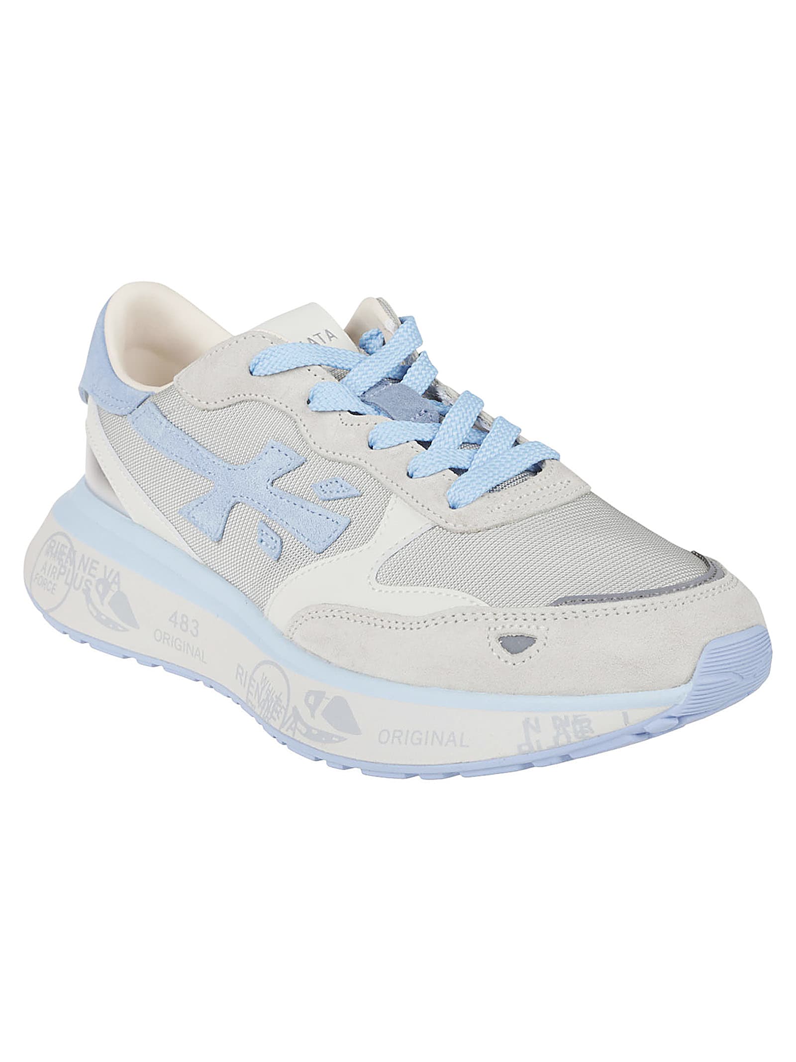 Premiata Lauryn Sneakers In Light Blue