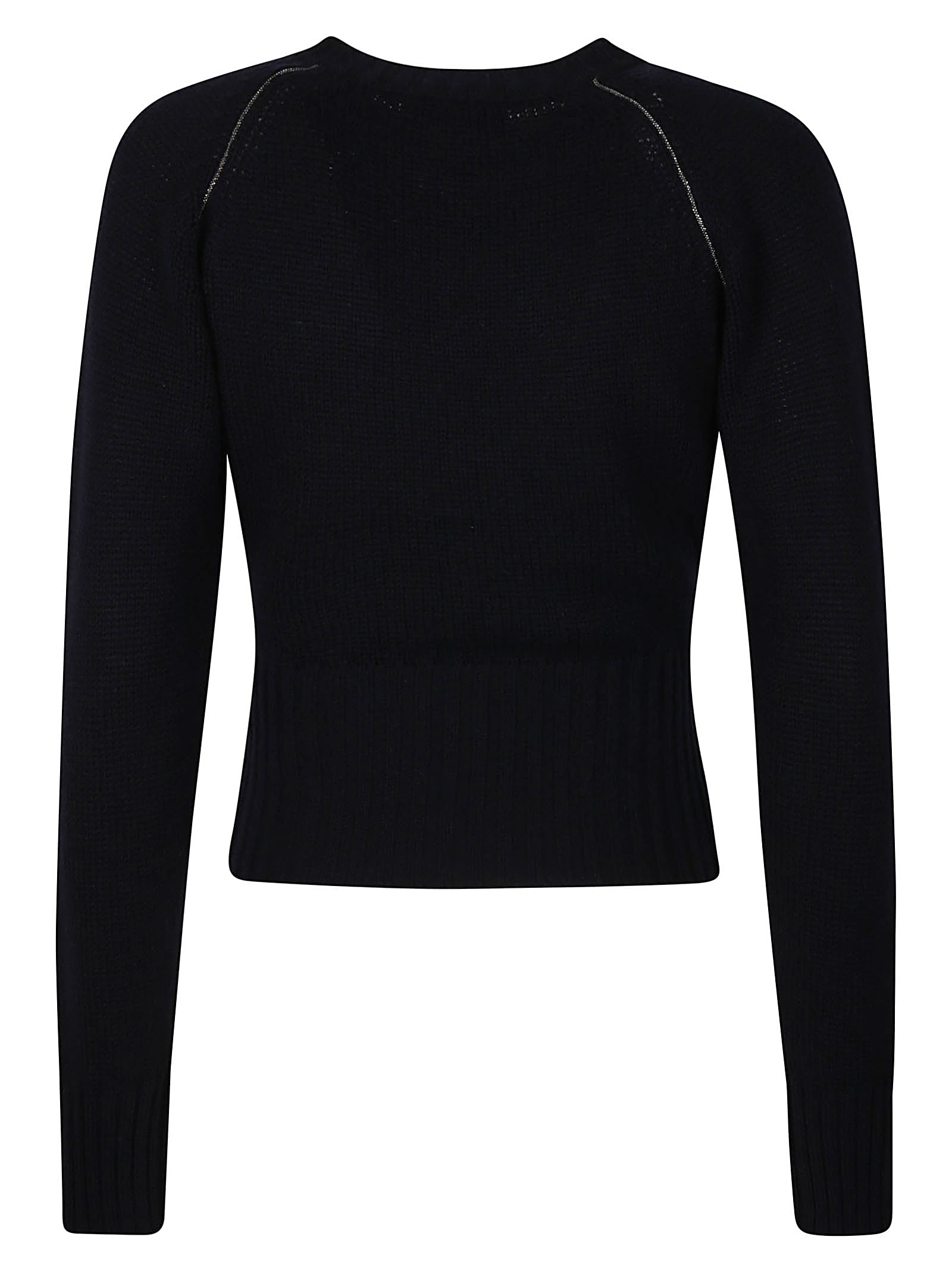 Shop Fabiana Filippi Sweater In Blu Notte