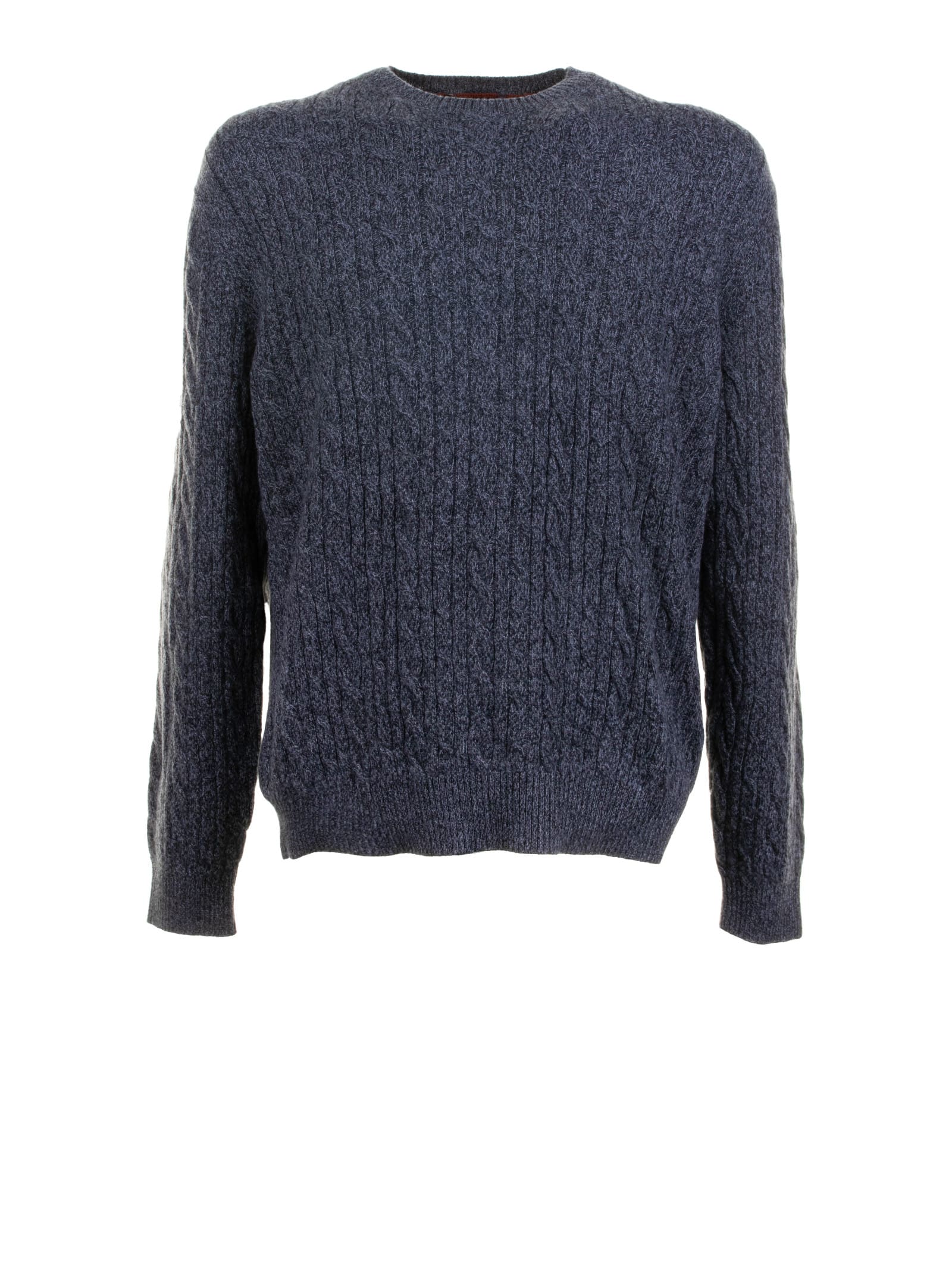 Loro Piana Treccia Crewneck In Black