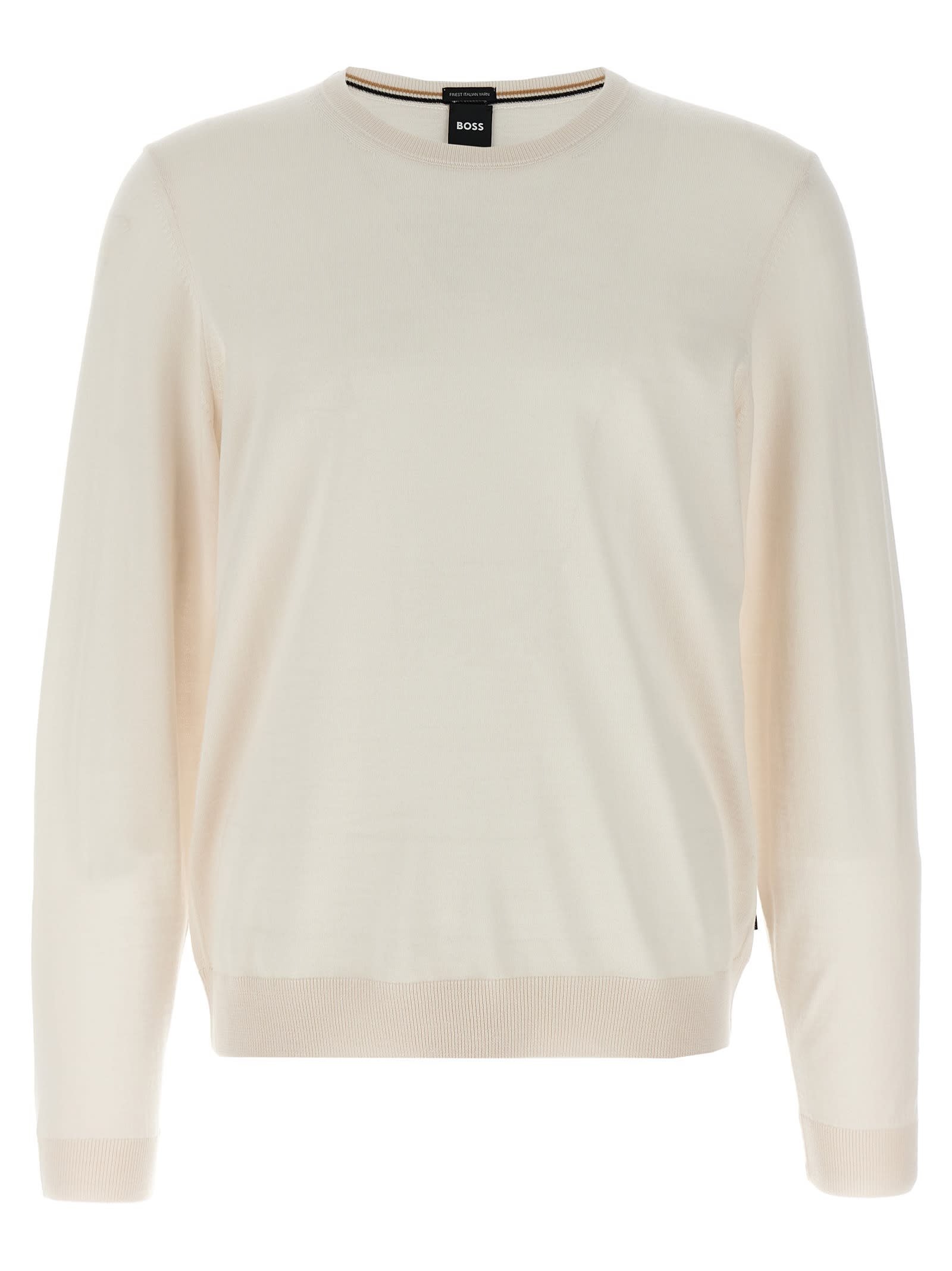 Hugo Boss Leno-p Sweater In White