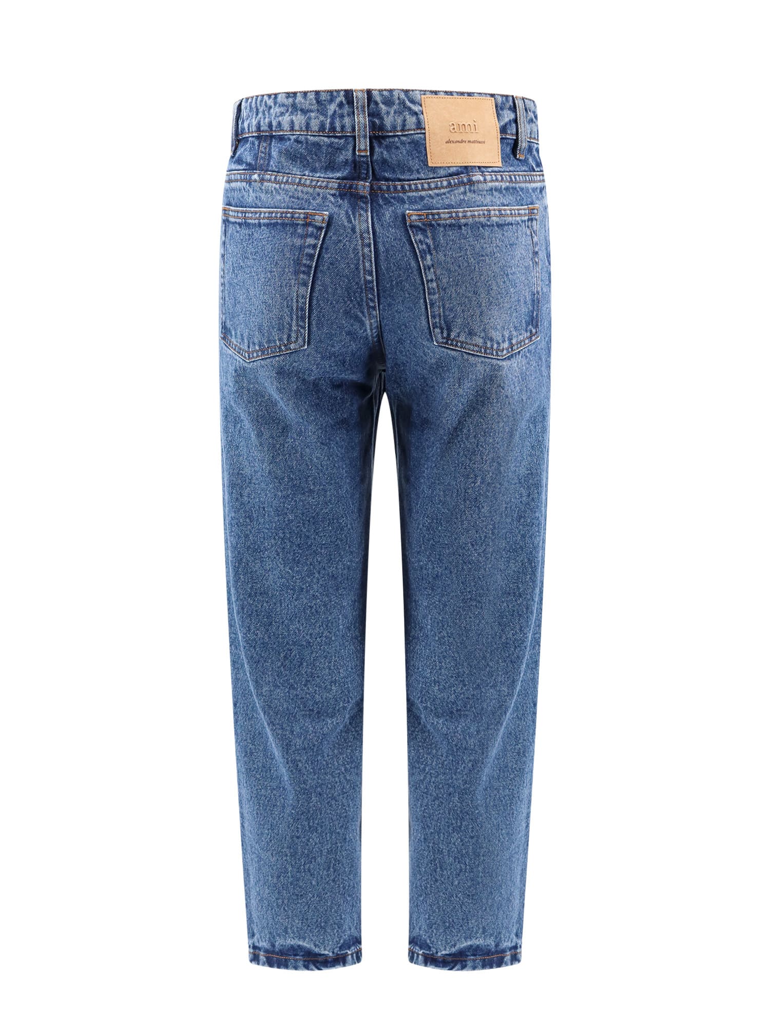 Shop Ami Alexandre Mattiussi Jeans In Blue