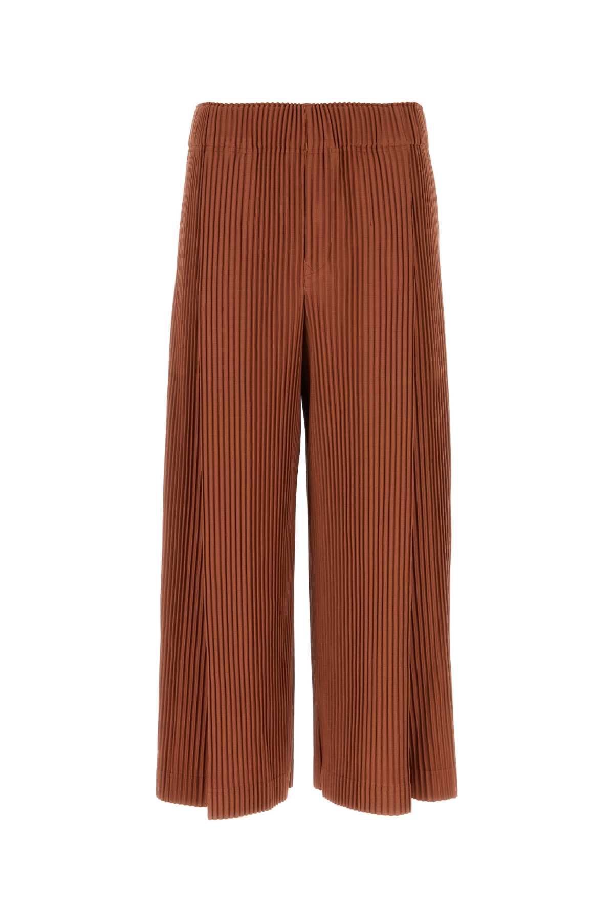 Homme Plissé Issey Miyake Copper Polyester Wide-leg Pant
