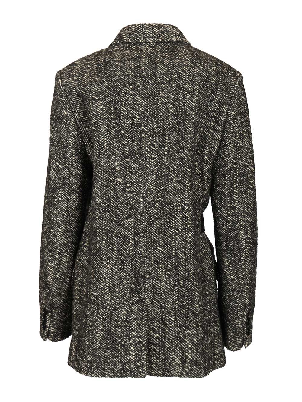 Isabel Marant Ezzia Short Coat In Black