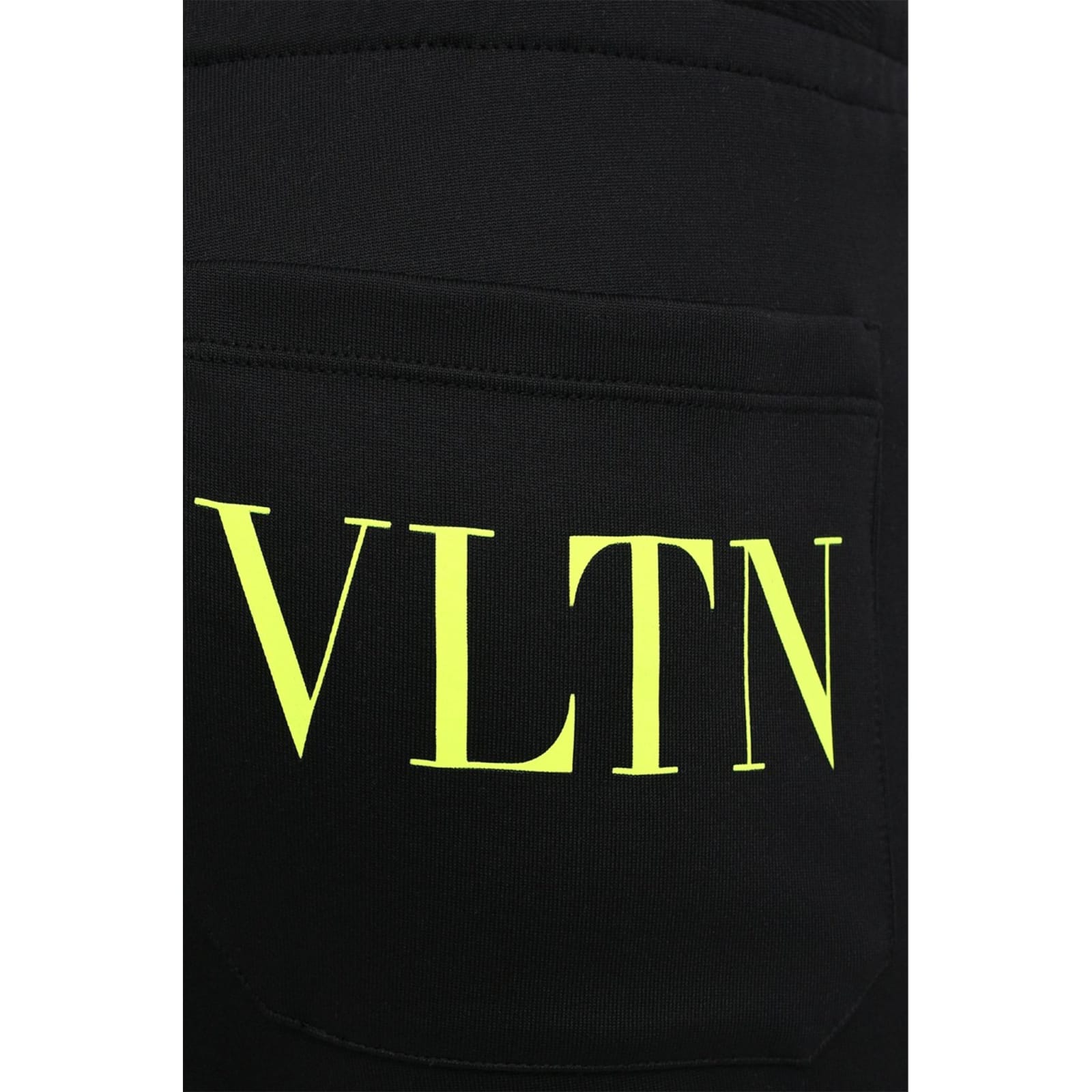 Shop Valentino Logo Track Pants In Black