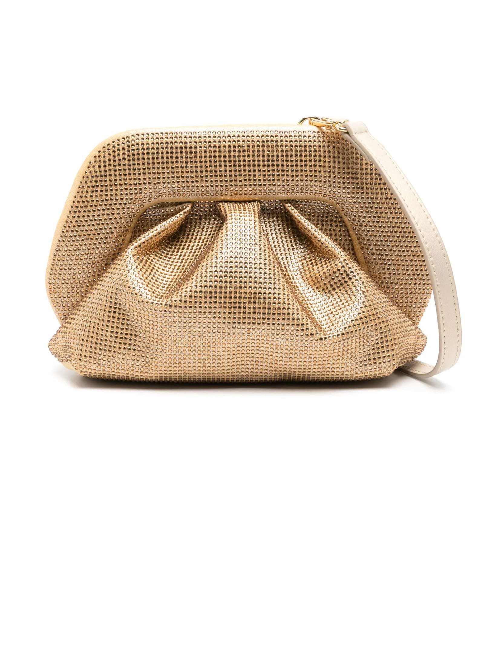 THEMOIRè Gold Gea Clutch Bag