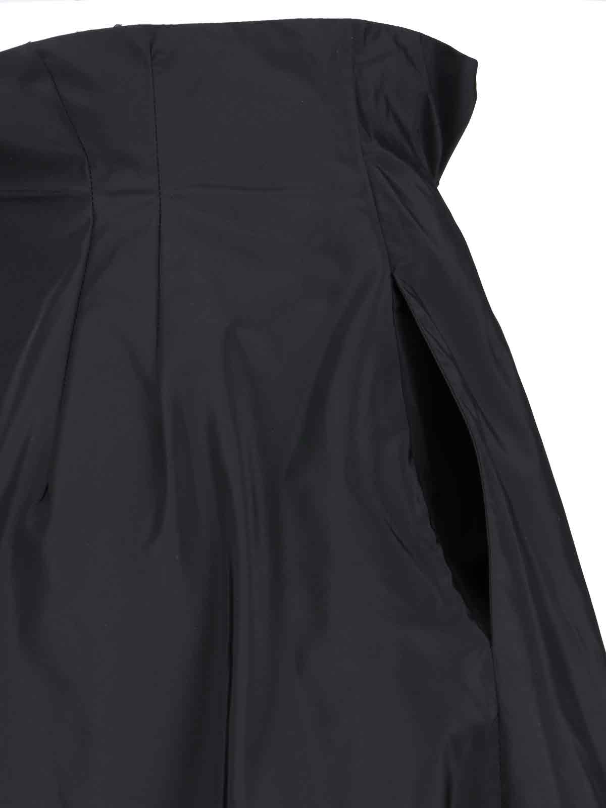 Shop Aspesi Flared Midi Skirt In Black