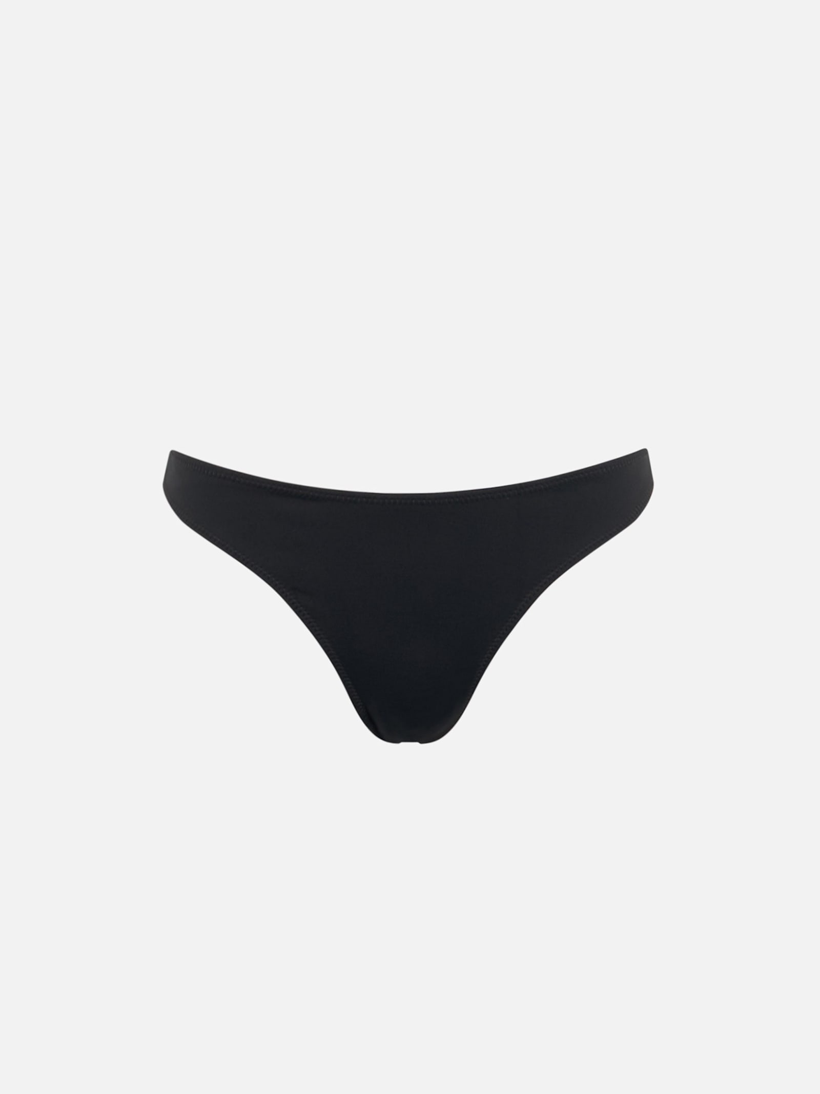 Mc2 Saint Barth Woman Black Cheeky Swim Briefs Naomi In Black