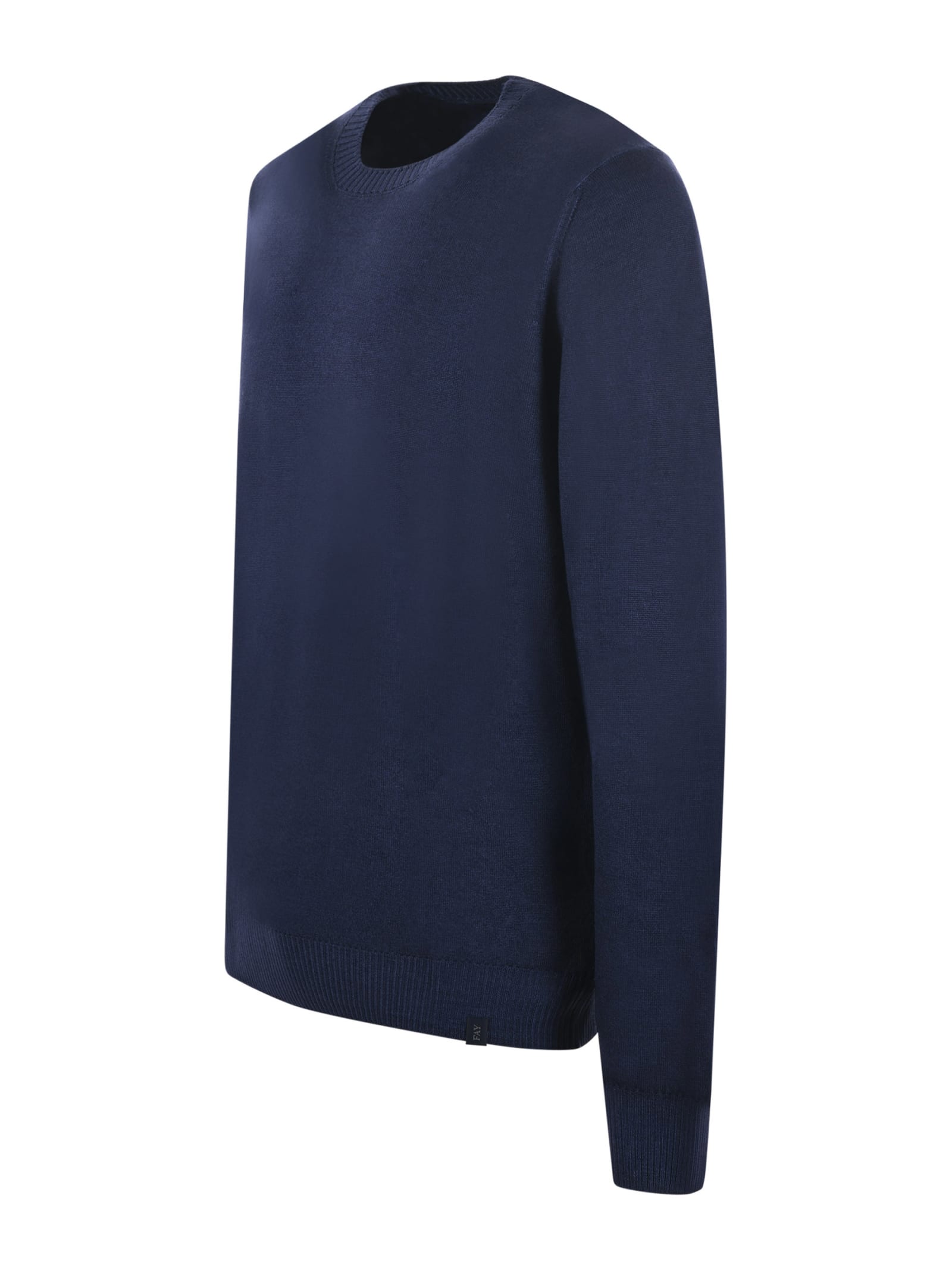 Fay Wool Sweater In Blue