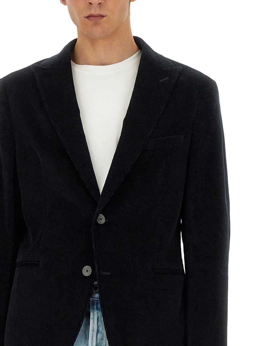 Shop Tonello Single-breasted Jacket In Blue