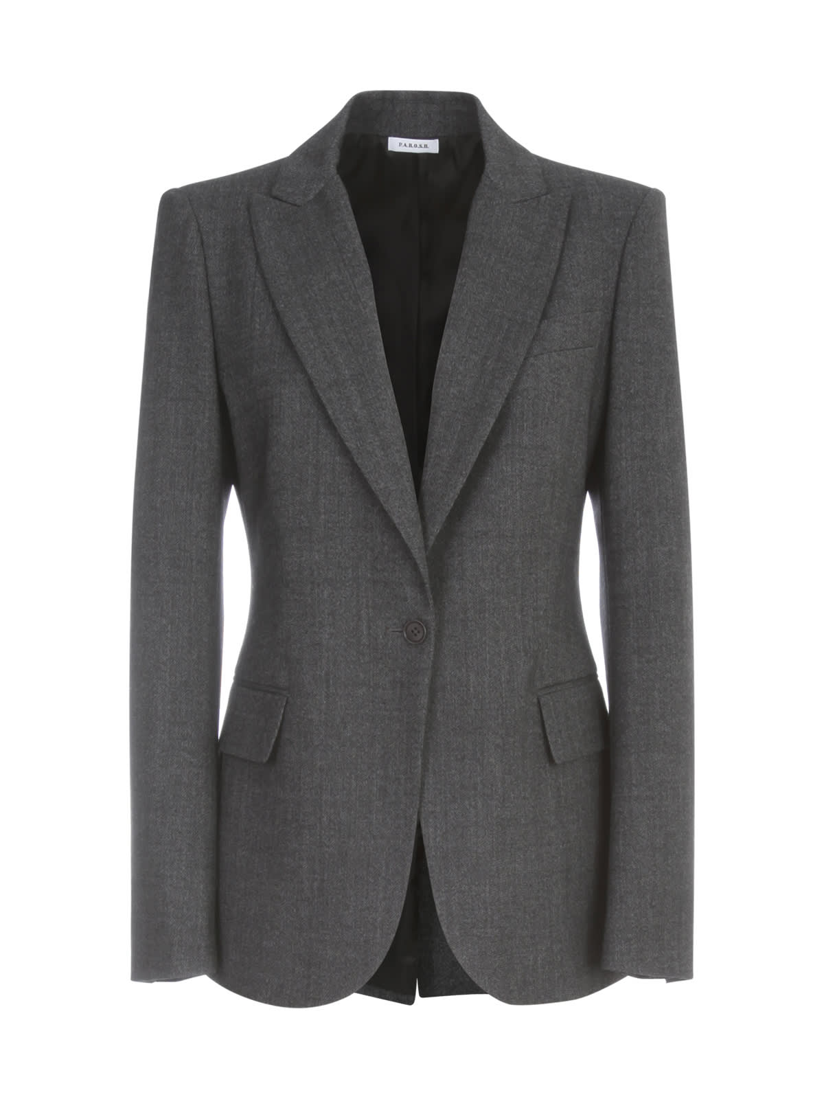 Photo of  Parosh Flannel Single Breasted Jacket- shop Parosh jackets online sales