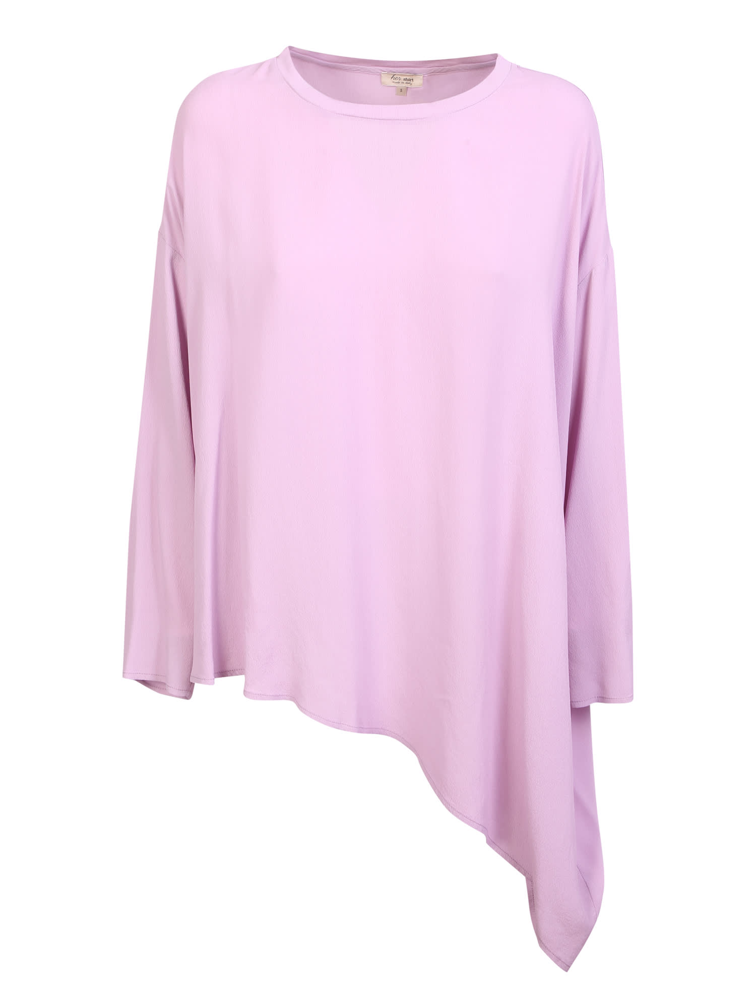 Lilac Asymmetrical Blouse